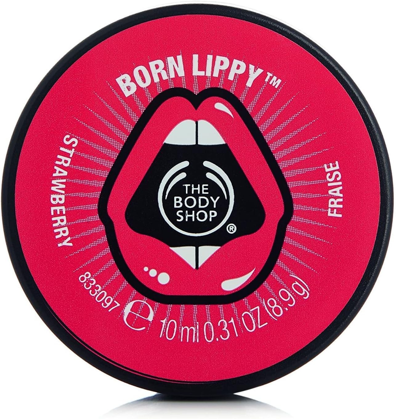 The Body Shop Born Lippy Pot Lip Balm Strawberry 10ml