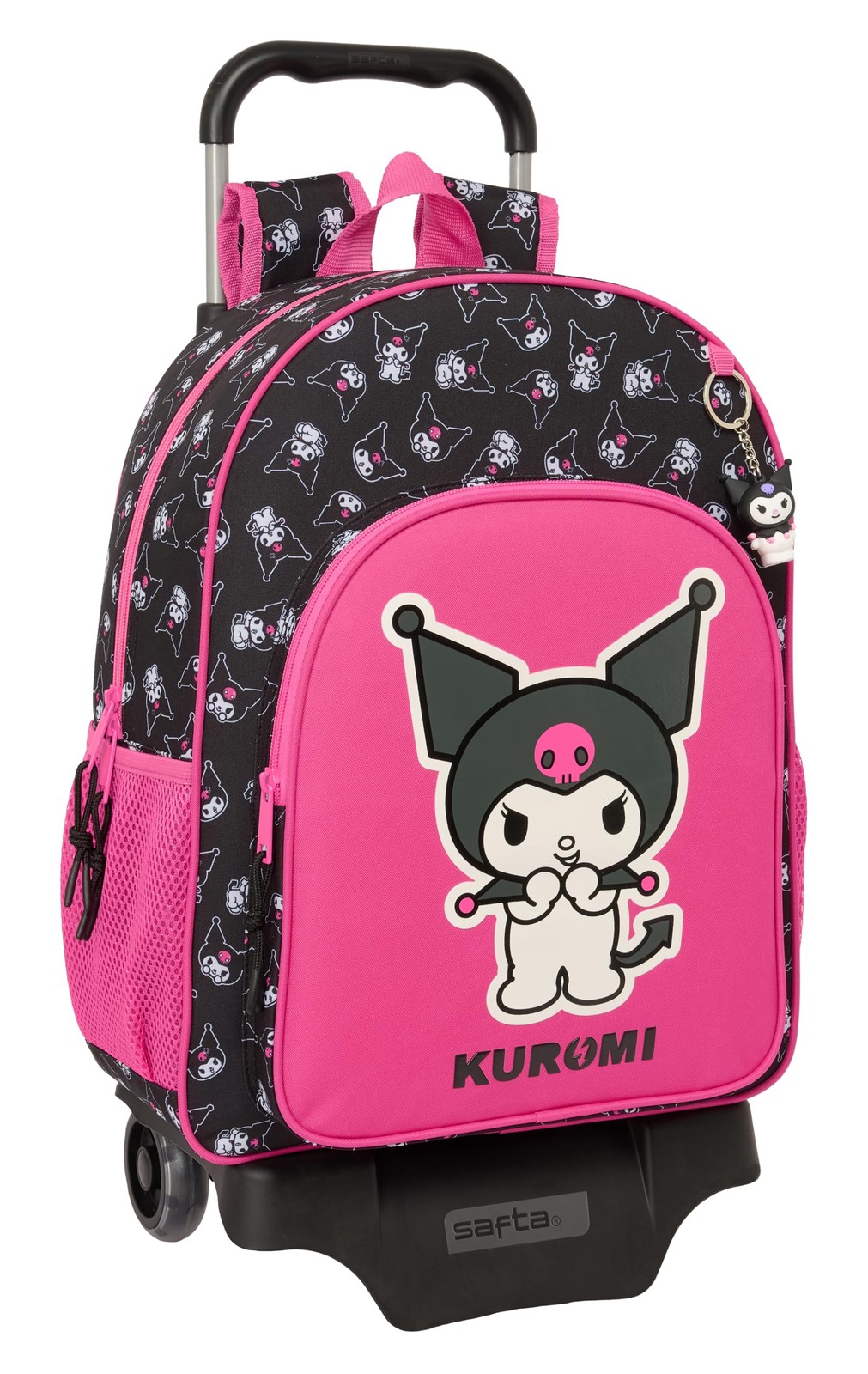 safta KUROMI Large School Backpack with Trolley for Kids, Children's Backpack, A