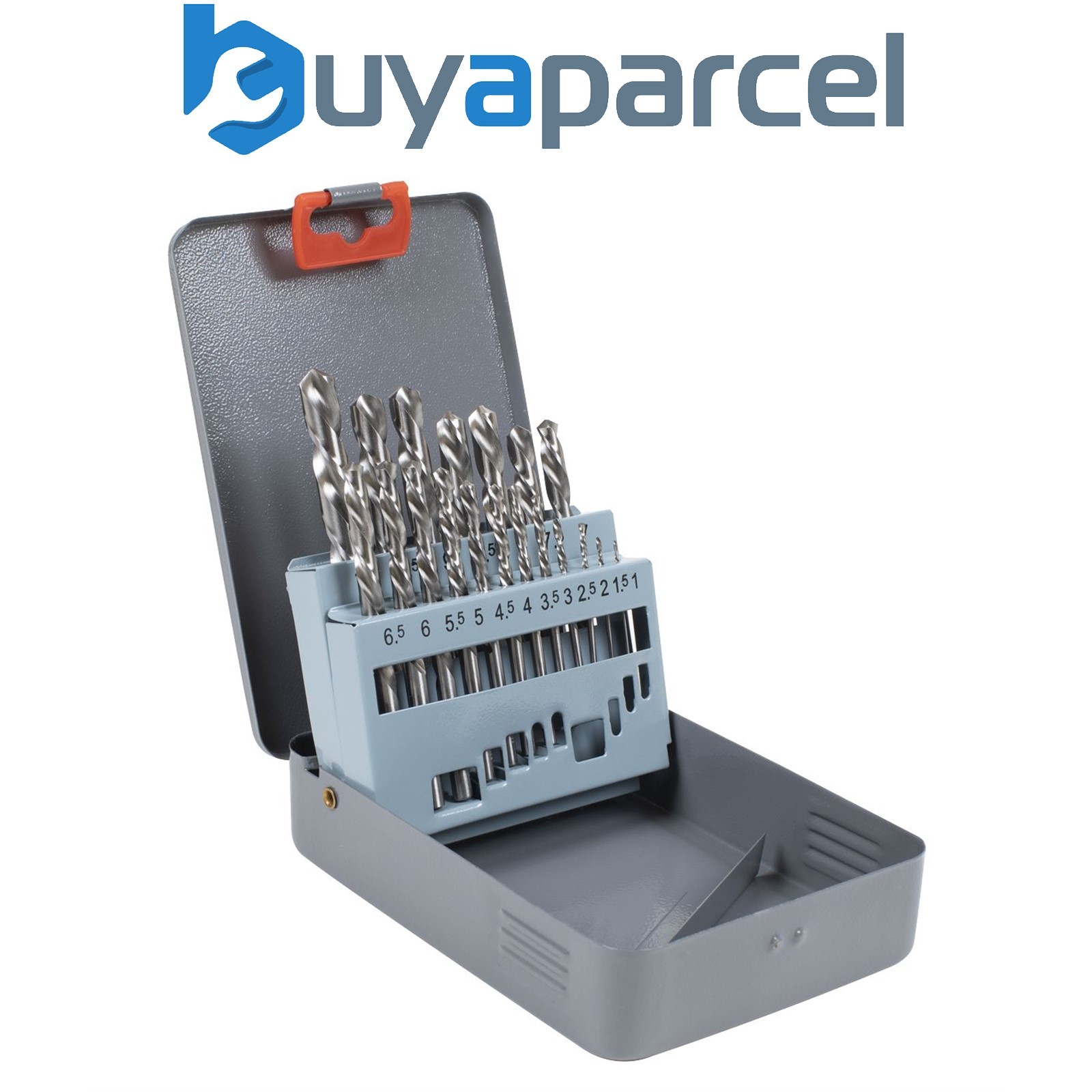 Sealey AK8190 Left-Hand Spiral Drill Bit Set 19pc