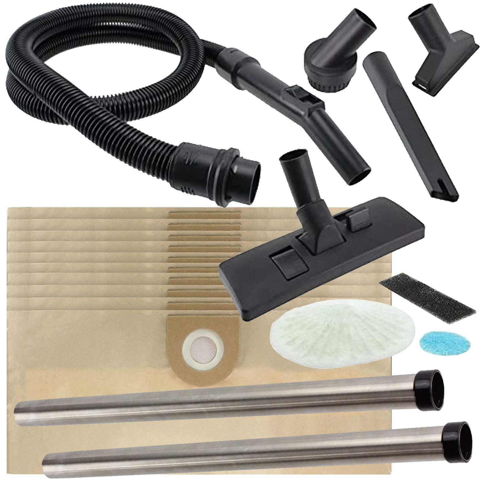 Tool Kit for VAX 6130 6131 6140 6150 6151 Vacuum Hose Tools Floor Brush + Bags