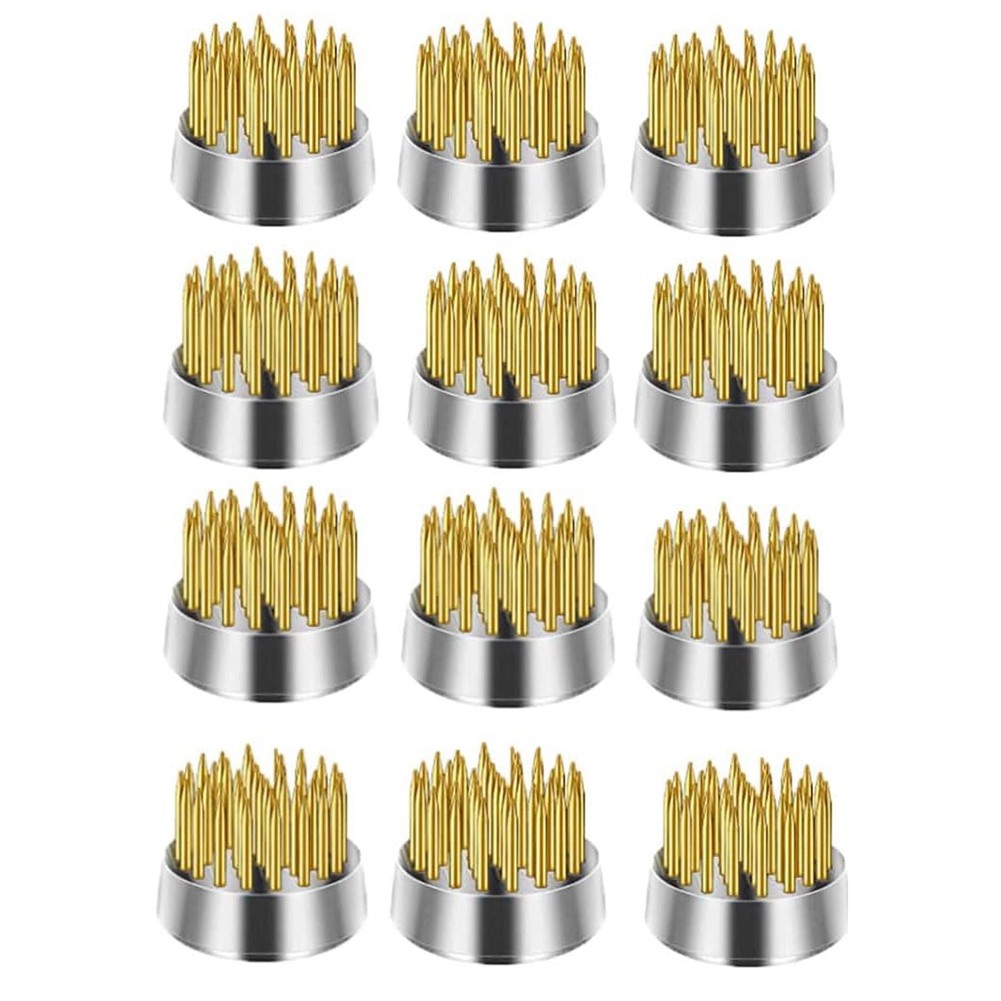 12PCS Flower , Kenzan Pin Round Brass Flower Holder, Flower Frogs for7840