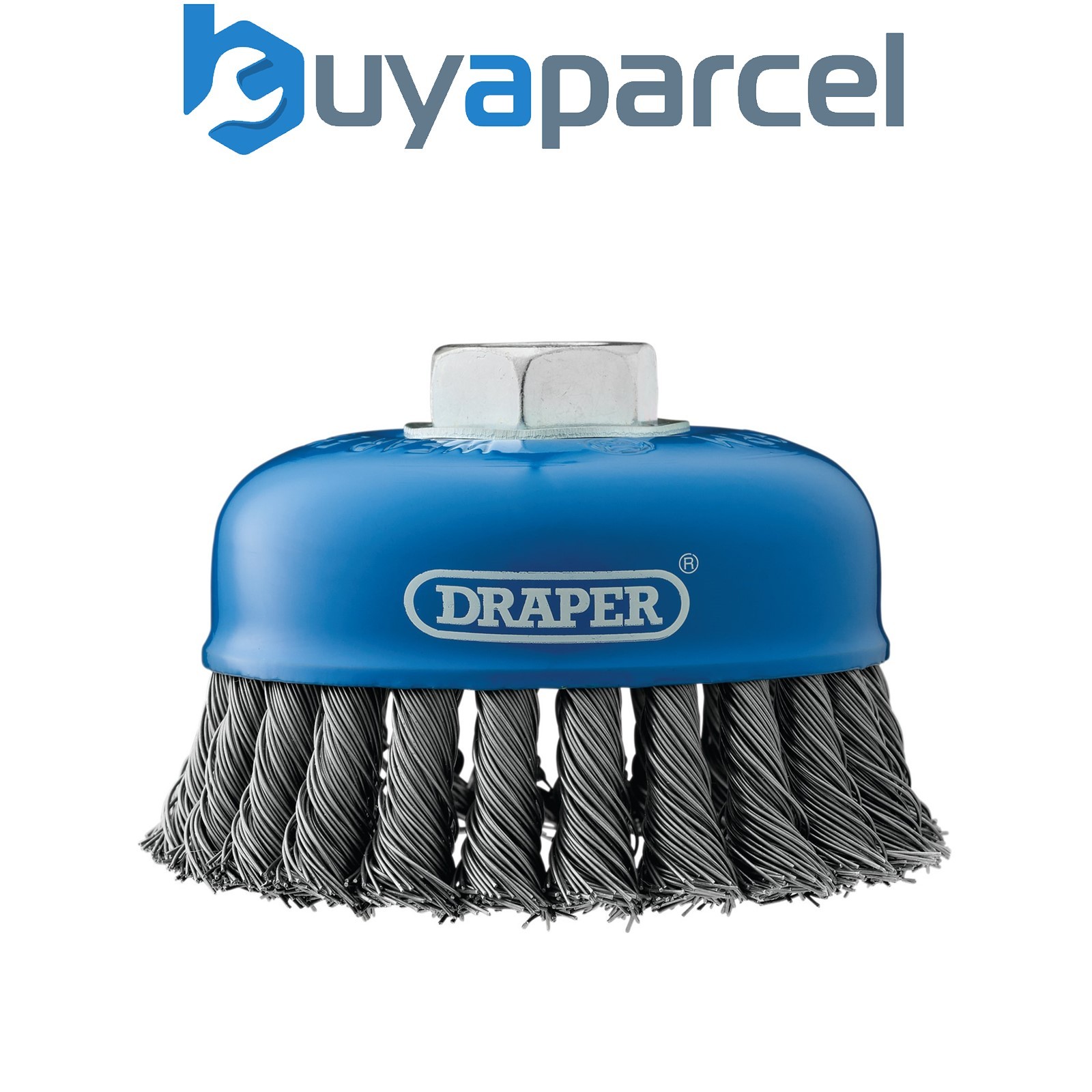 Draper 41450 Steel Twist-Knot Wire Cup Brush, 100mm, M14