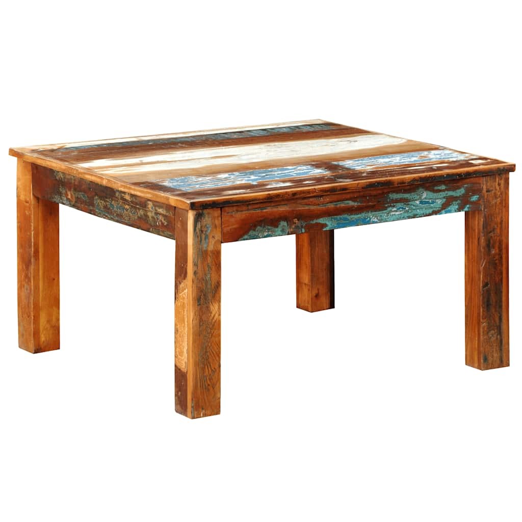 Reclaimed Home Furniture Vintage Wood Square Coffee Table Tea vidaXL