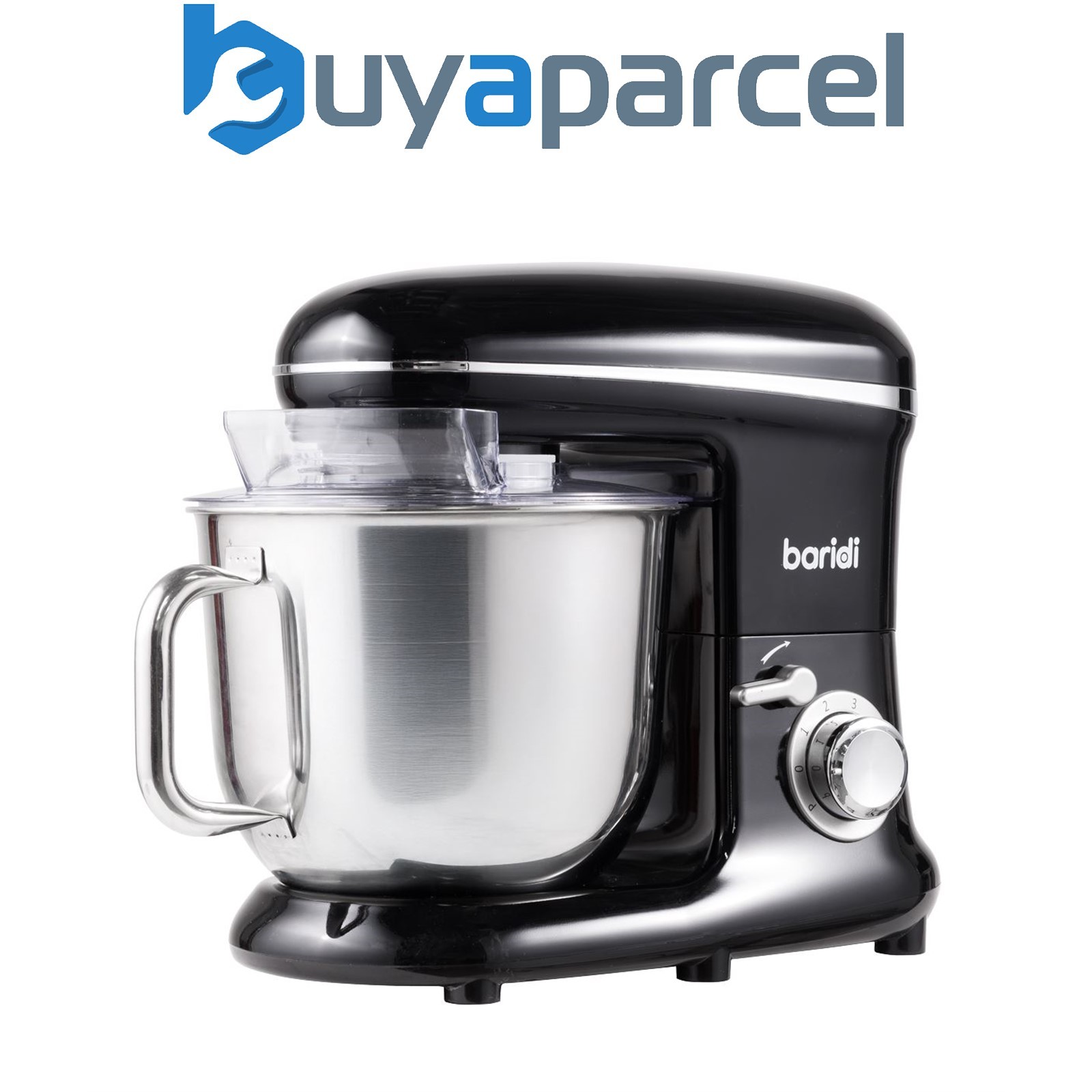 Sealey DH173 Baridi 1500W Stand Mixer with Accessories 6L - Black