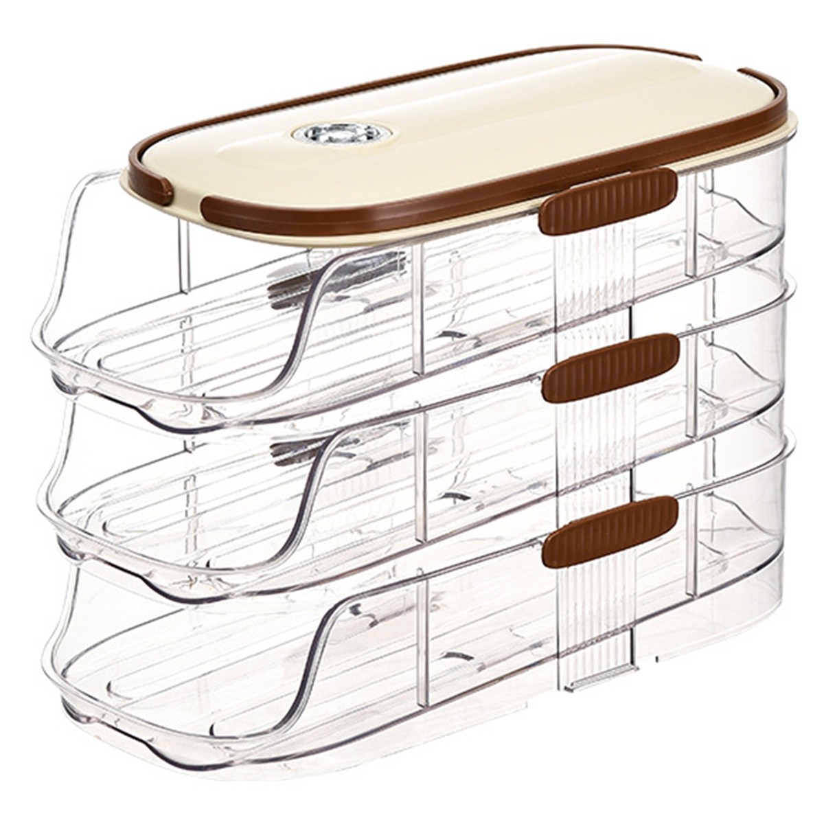 Egg Storage Box Kitchen Egg Organizer Capacity Egg Rack F O8J48617