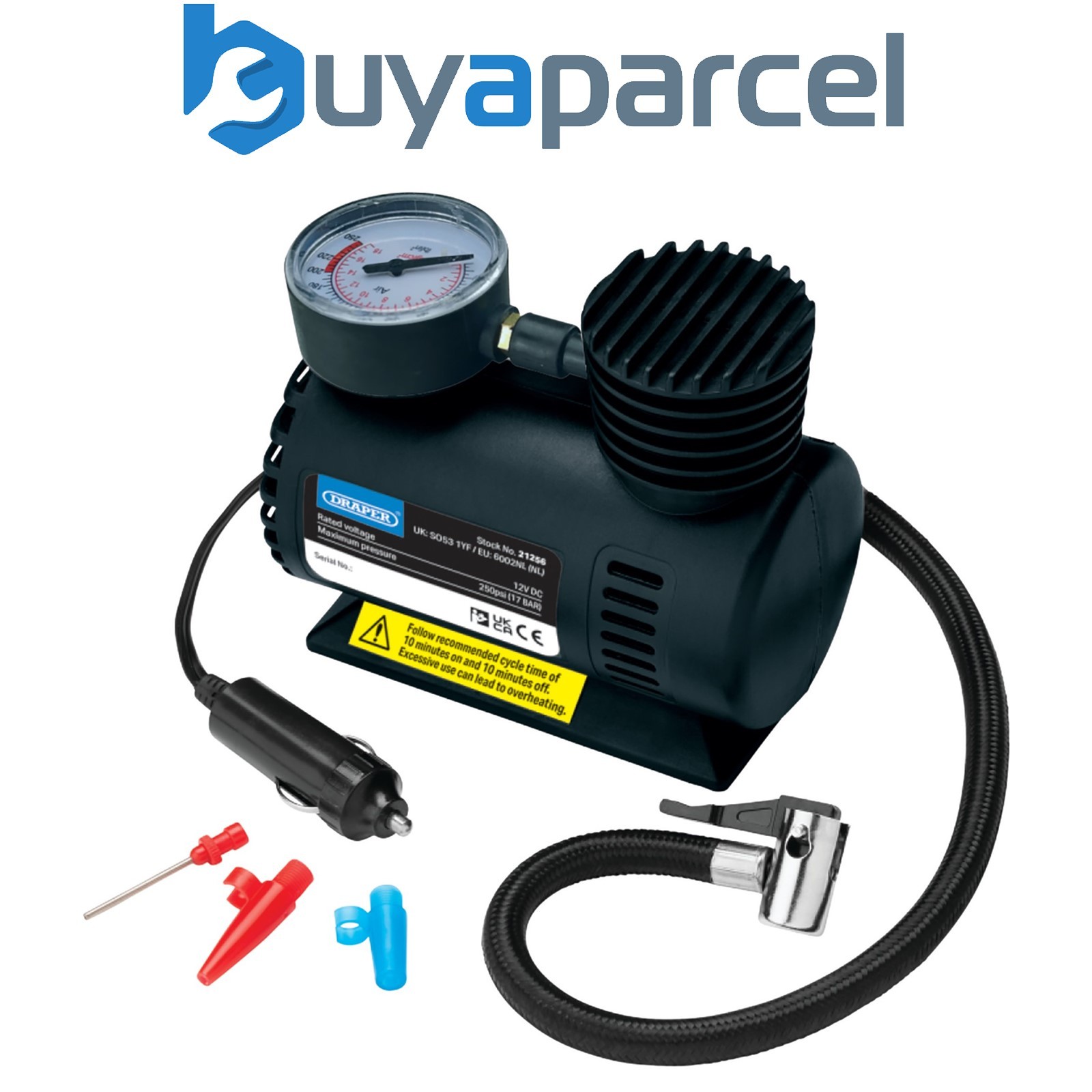 Draper 21256 12V Mini Air Compressor