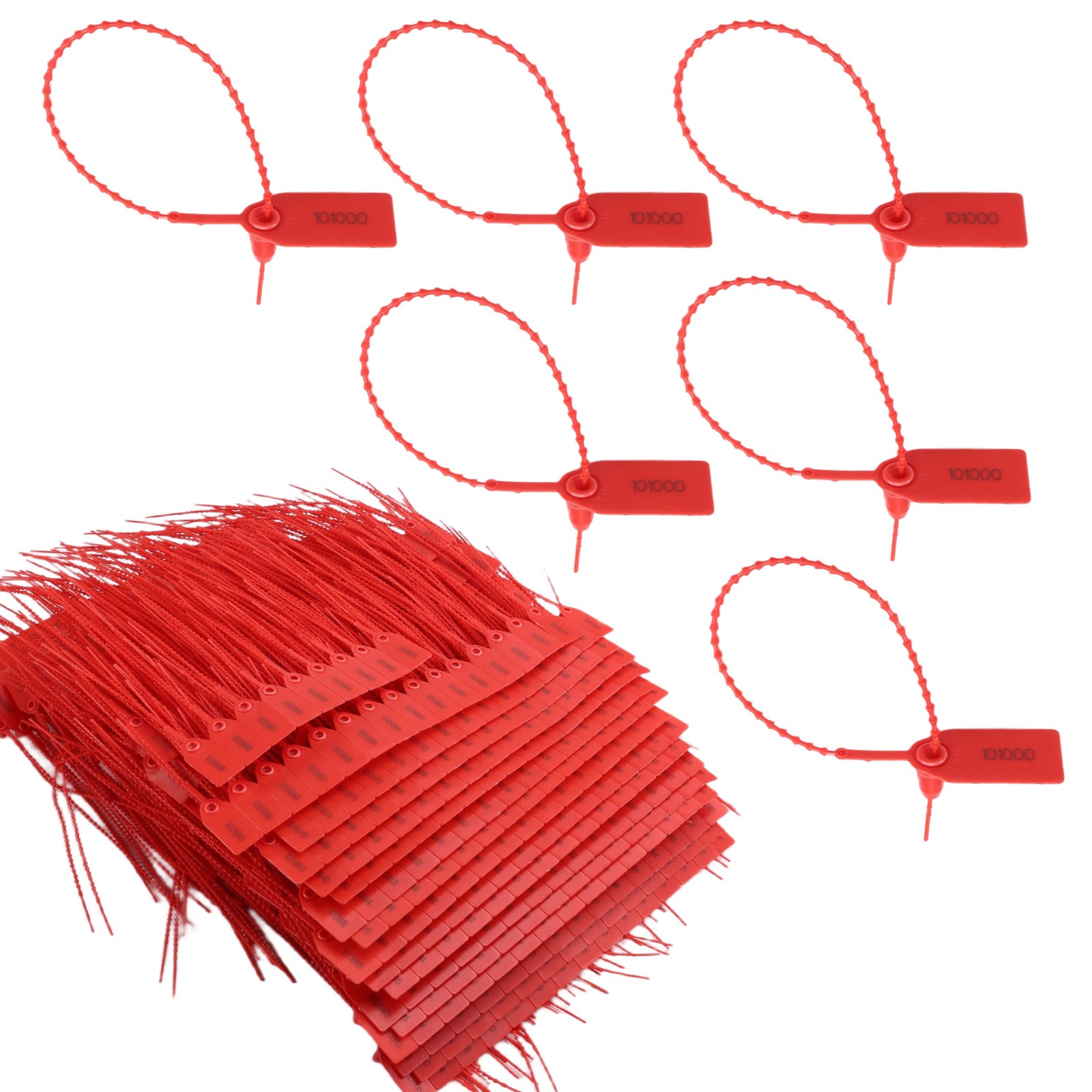 1000 Pcs Fire Extinguisher Tags Seals Safety Numbered Zip Ties Labels G9Z17469