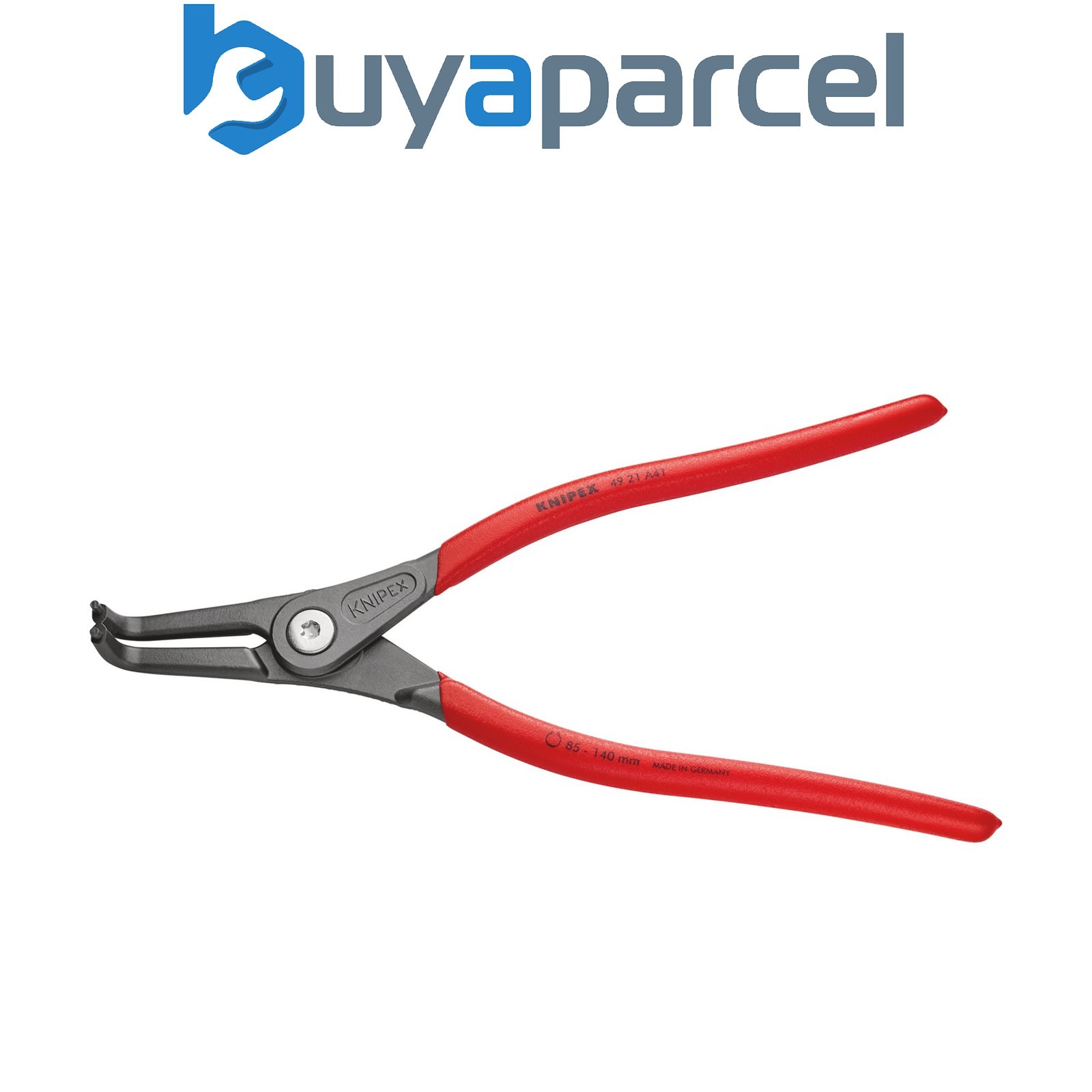 Draper 75097 KNIPEX 49 21 A41 90 External Straight Tip Circlip Pliers, 305mm