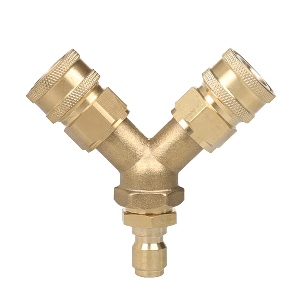 3X(Tee Spliter Adapter with 3/8 inch Release Connector for High Pressure9846