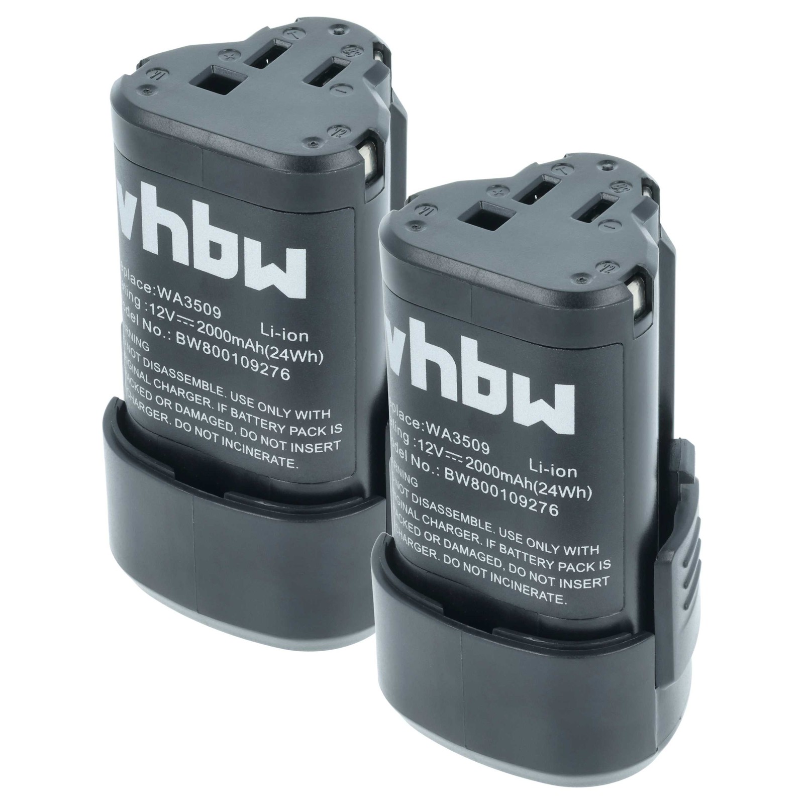 2x Battery for Rockwell RW9300 RK2510K RK2515K2 RK2510K2 RK2516K 2Ah 12V