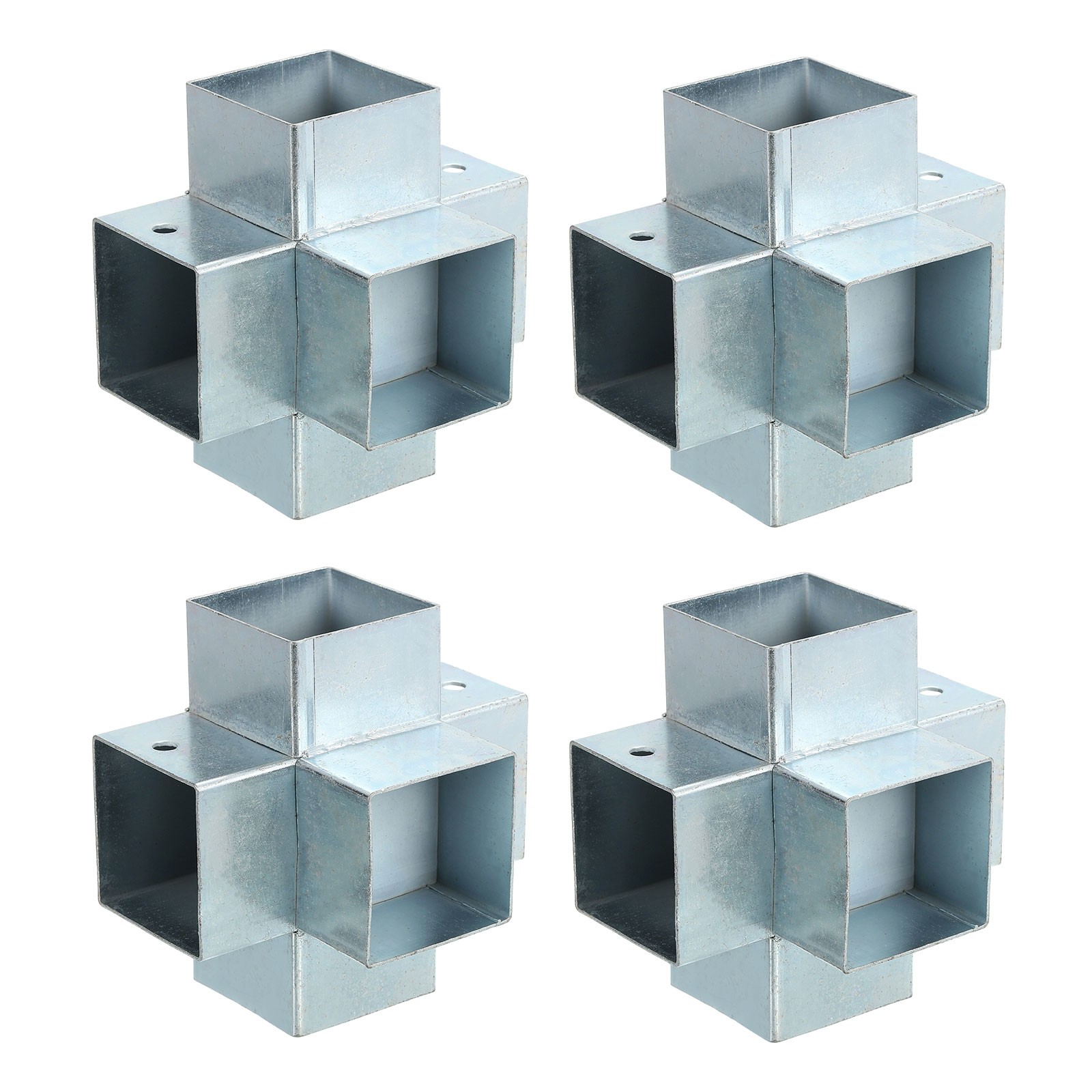 5-Way Gazebo Brackets Kit, Angle Bracket for 1.6" x 1.6" Lumber (4 Pack)