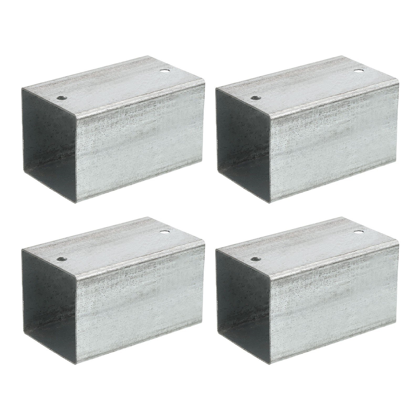 Square Pipe Fitting, Woodworking Base Kit for 2" x 2" Lumber (4 Pack)