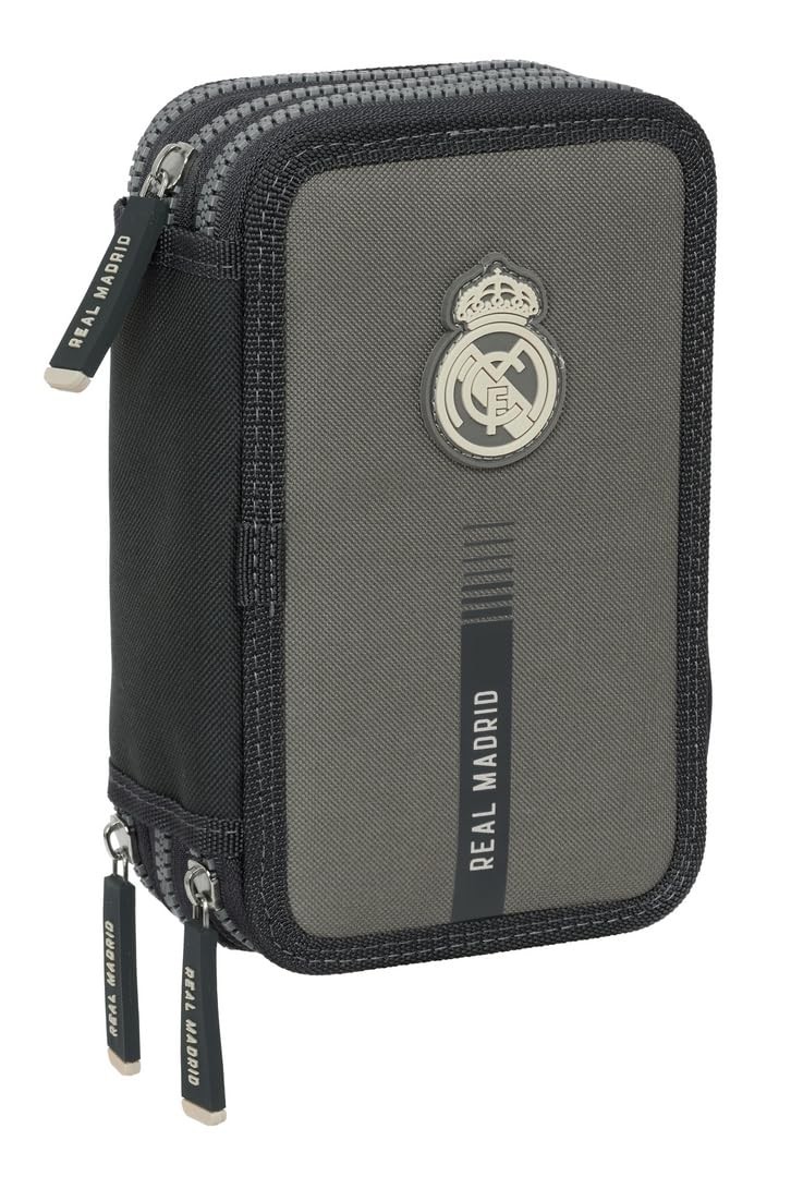 Real Madrid 3rd Team 24/25 – School Pencil Case with 37 Tools Included, Children