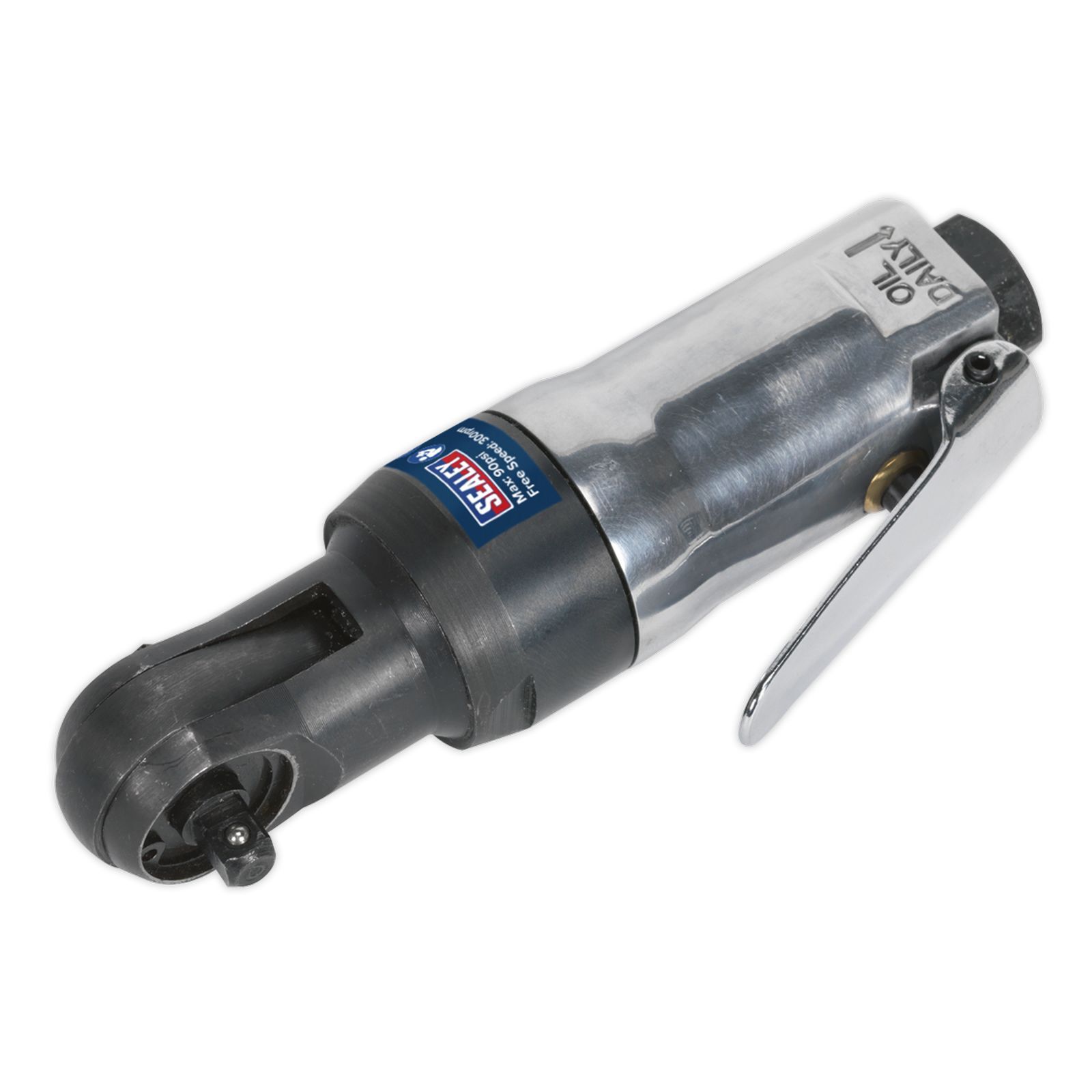 Sealey Air Ratchet Wrench 1/4" Square Drive Super Stubby Ratchet Wrench SA230