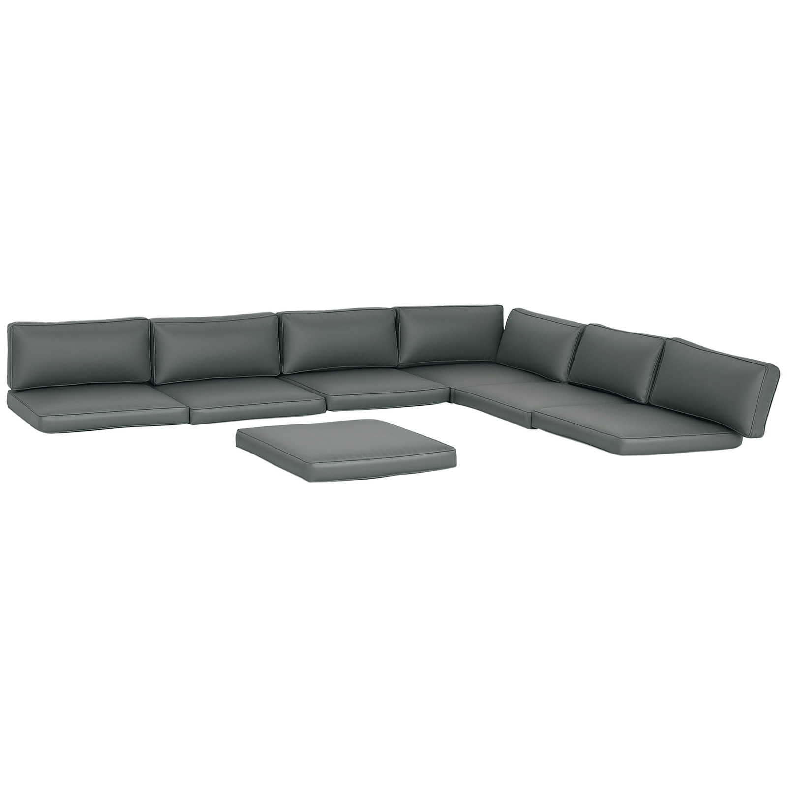 Outsunny Replacement Cushions for Outdoor Furniture Garden Seat Cushion Pad