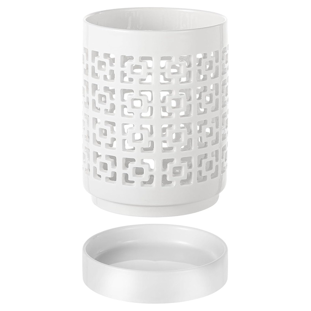 3X(Orchid Pot with Holes Ceramic Plant Pots Outdoor Indoor Flower Pots for6966