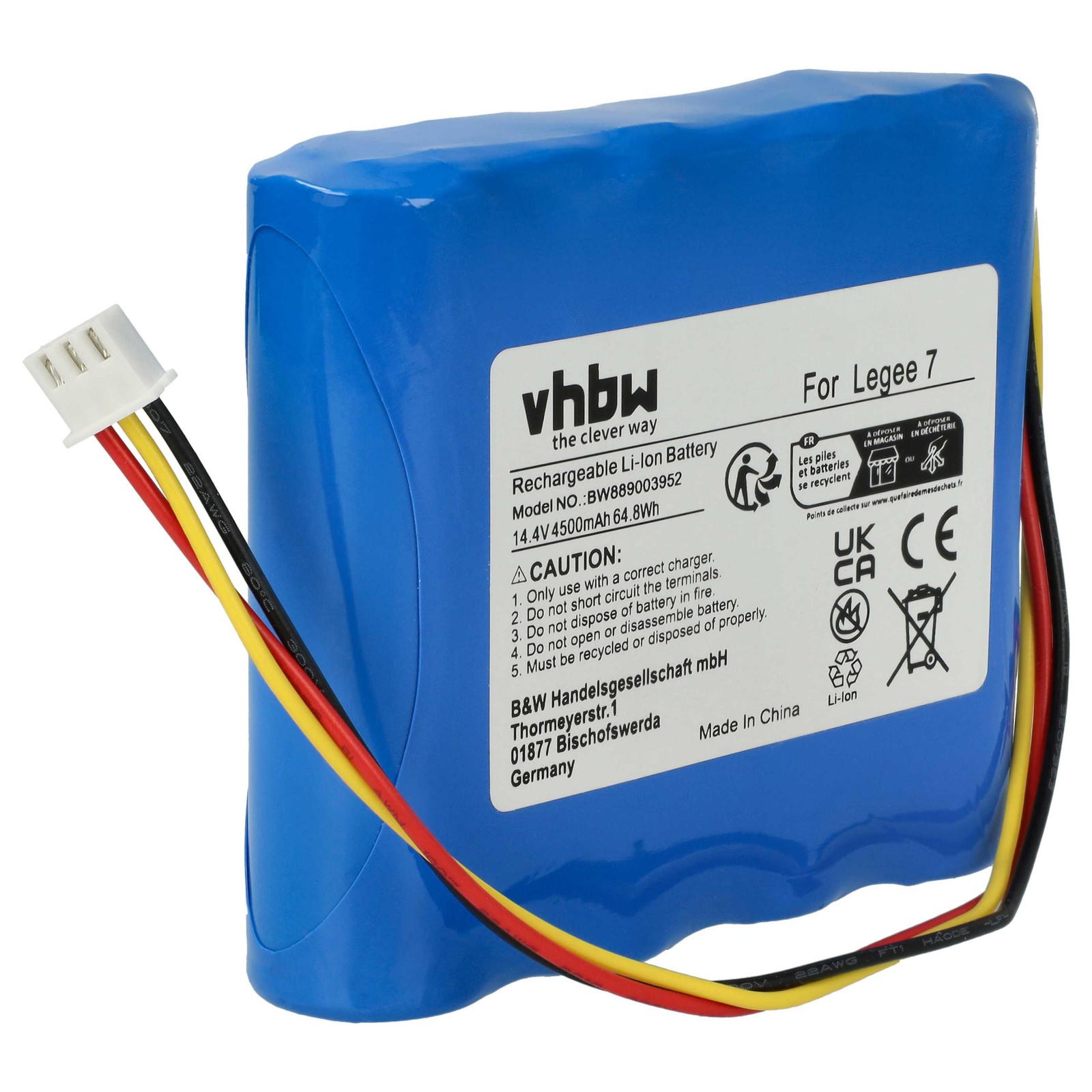 Battery for Hobot LG700P1001 4000mAh 14.4V