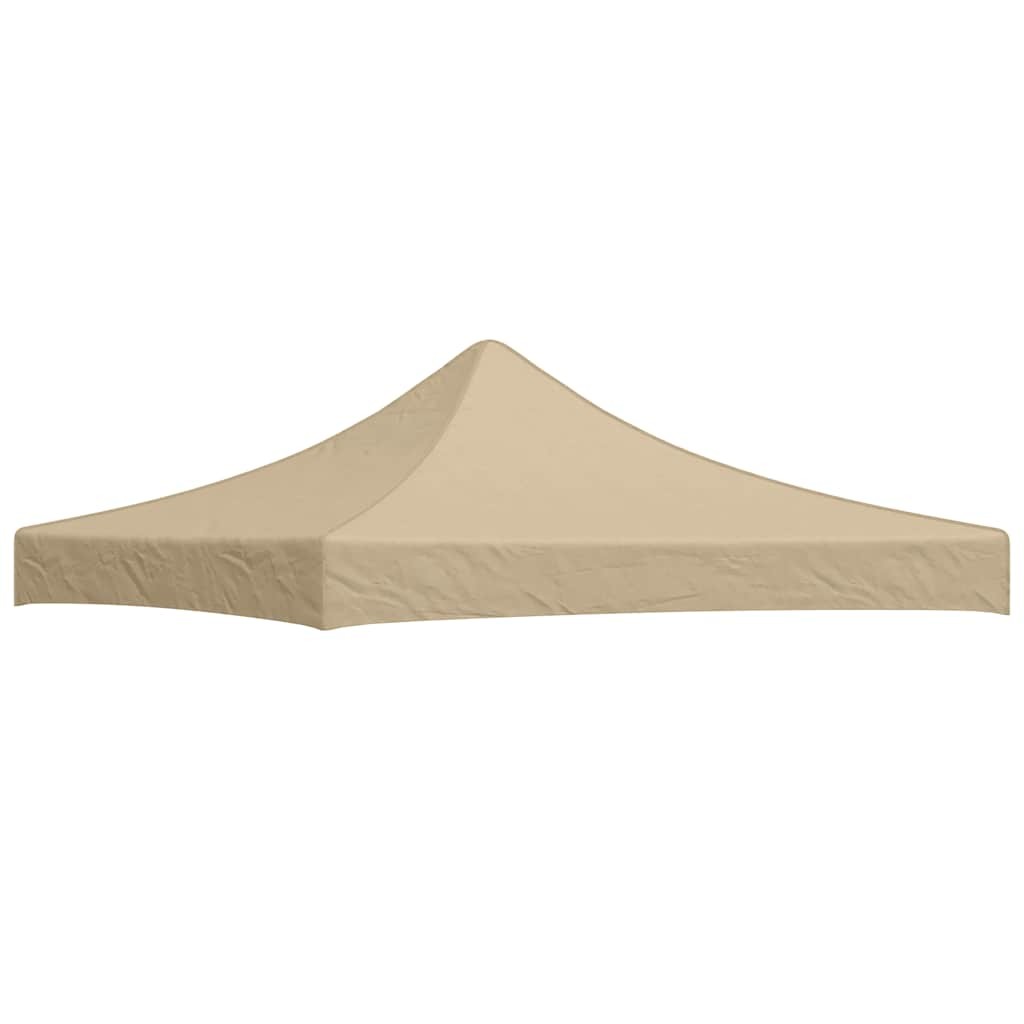 Party Tent Roof Beige 270 g/m² Replacement Canopy Gazebo Top Cover vidaXL