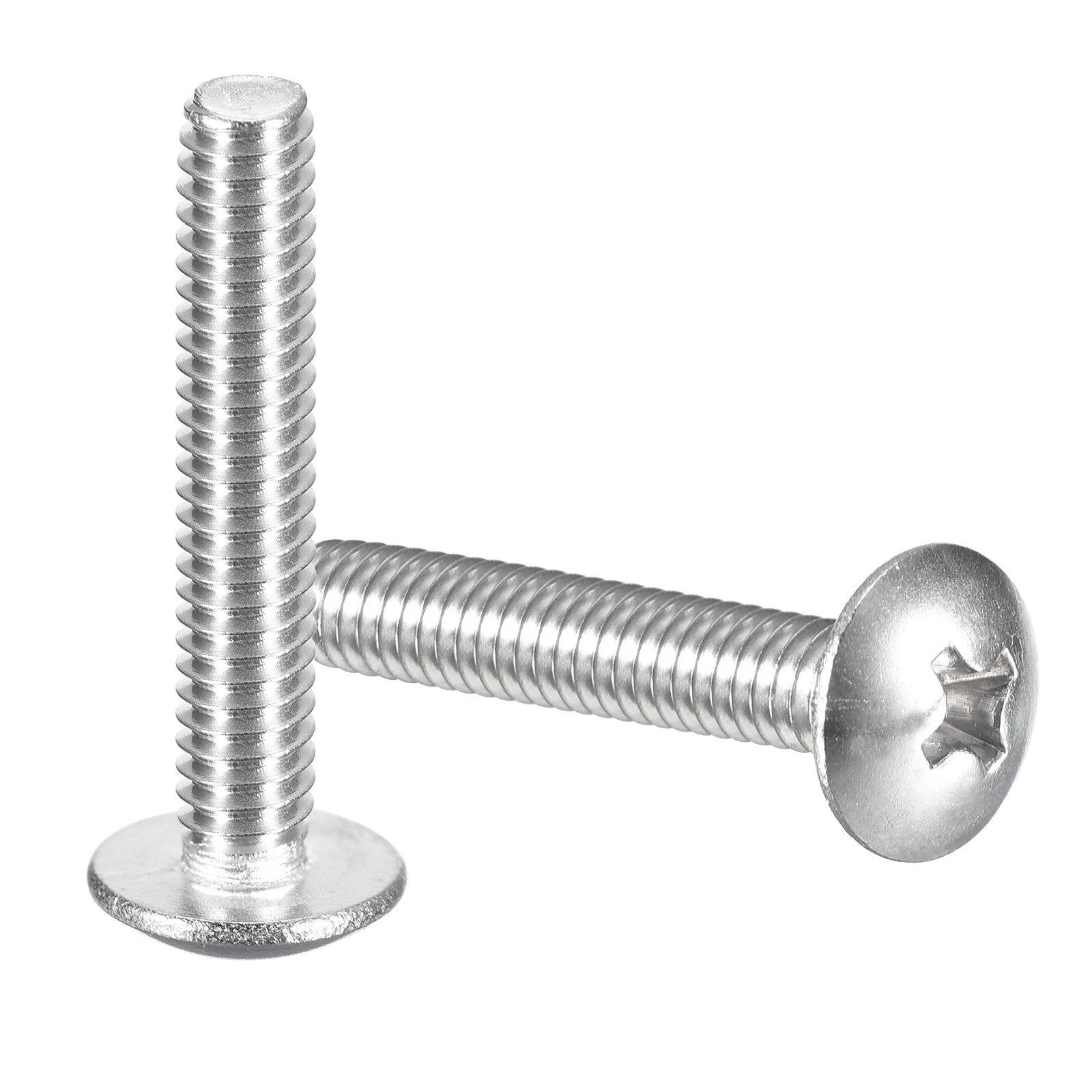 #10-24 x 1-1/4" Truss Head Phillips Machine Screws, 304 Stainless Steel, 100 Pcs