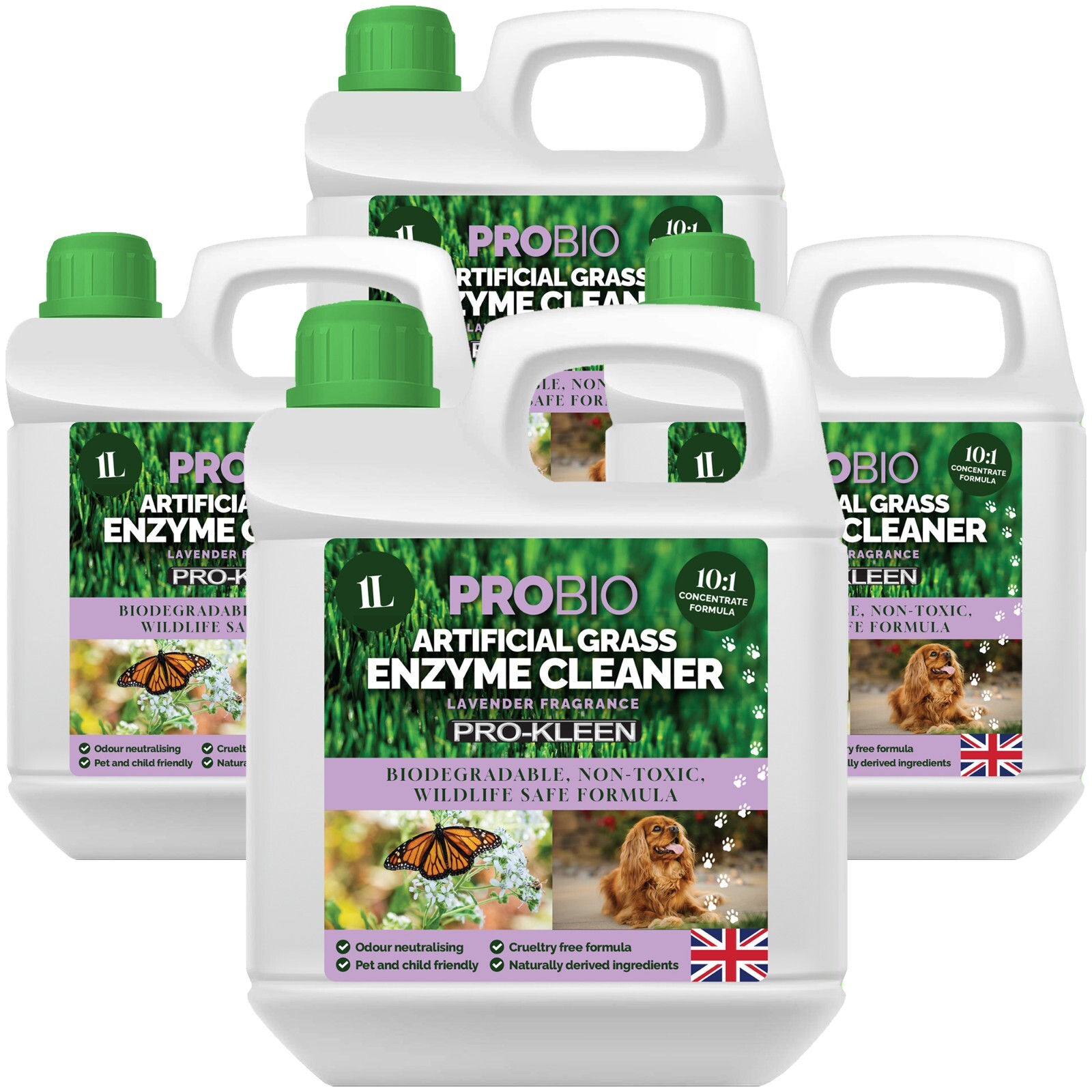 ProKleen Artificial Grass Probiotic Cleaner Animal Safe Deodoriser Lavender 4L