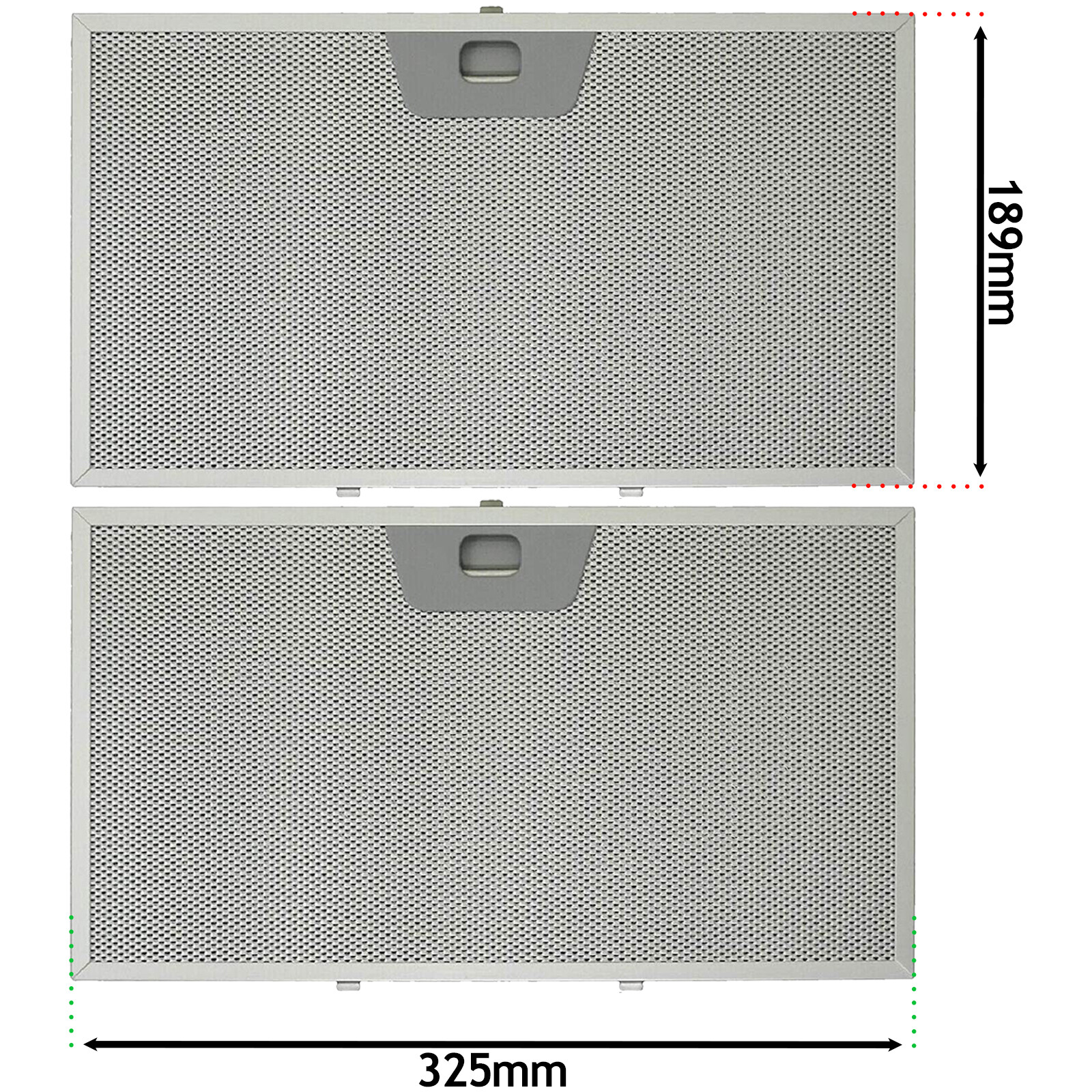Filter Grease for FABER Cooker Hood INCA SMART HC X A70 PLUS 325mm x 189mm x 2