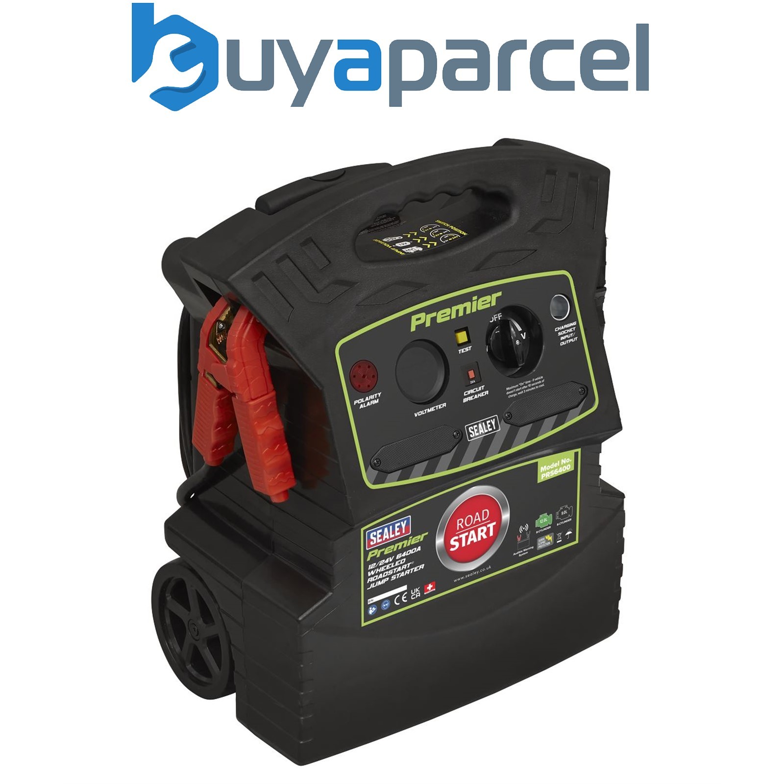 Sealey PRS6400 12/24V Premier RoadStart&reg; Jump Starter 6400A