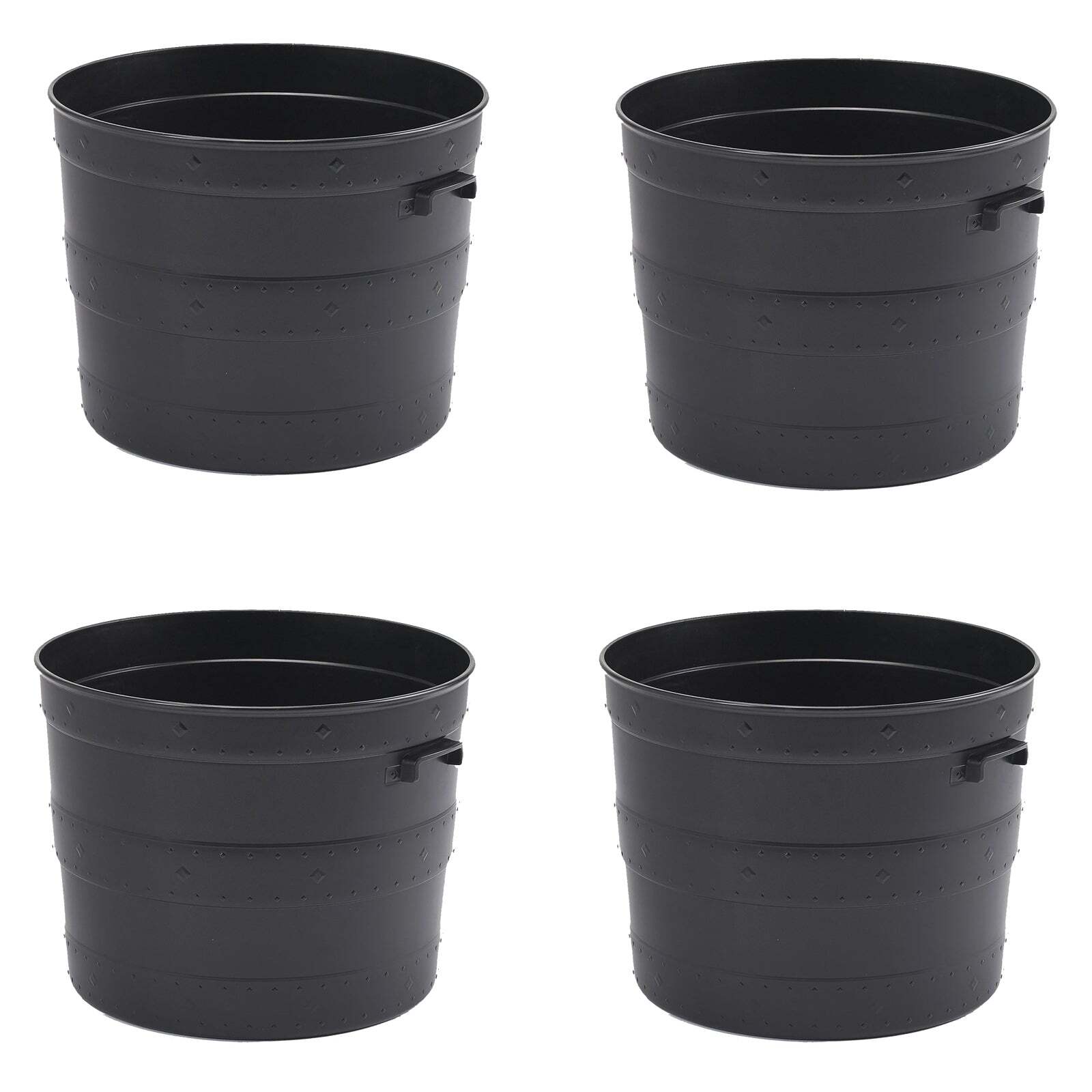 Whitefurze Small Round Blacksmith Planter 36cm 4pk