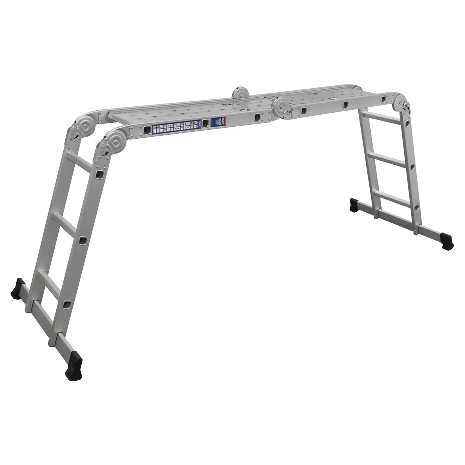 Sealey Aluminium Combination Step Ladder Foldable 3.3M Multi-Purpose 12 IN 1