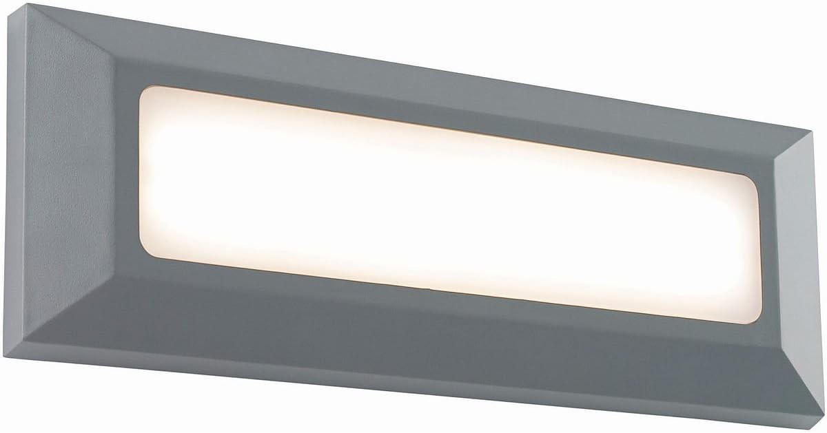 Severus Grey Finish Direct Warm White LED Outdoor Landscape Guide Pathway Drive
