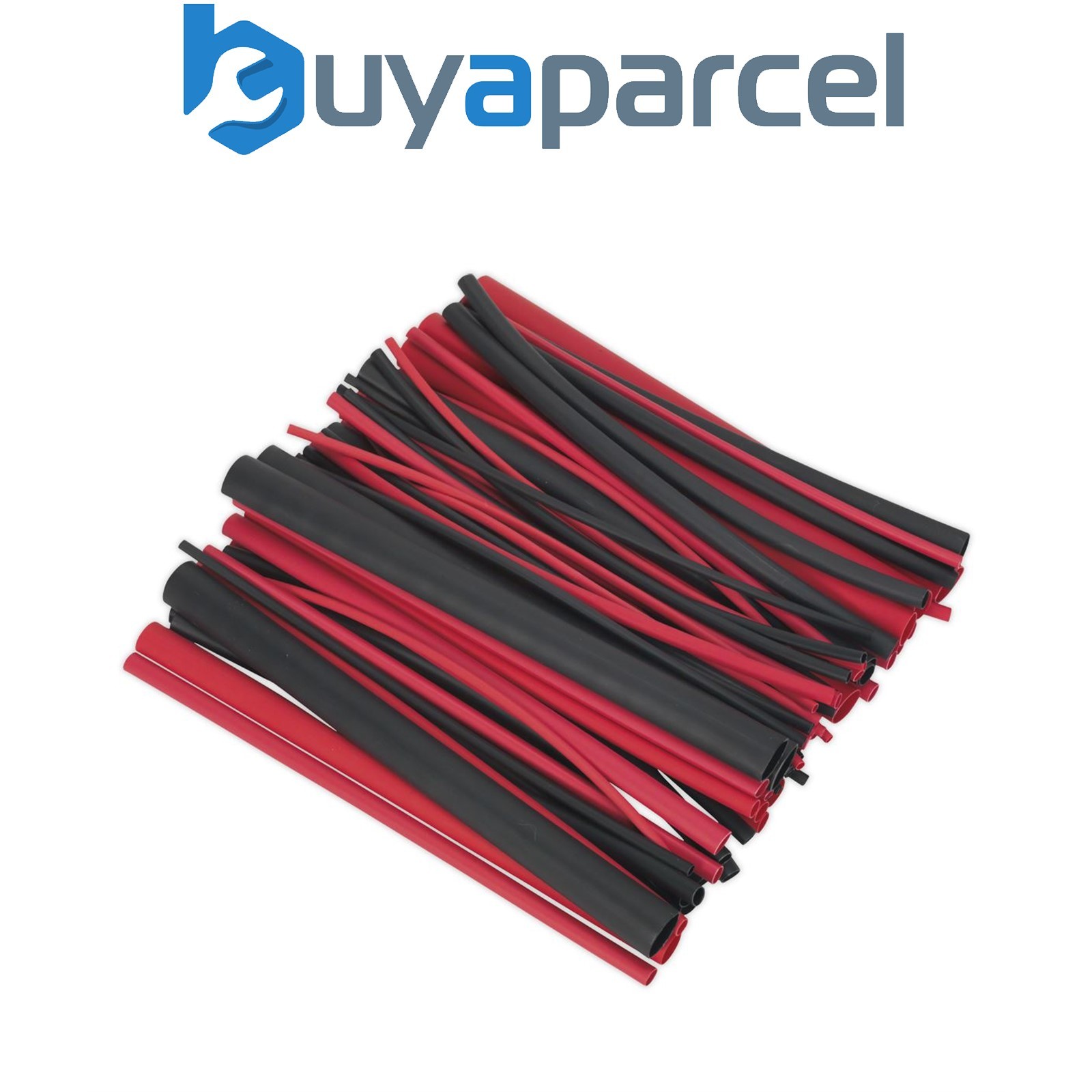 Sealey HSTAL72BR Adhesive Lined Heat Shrink Tubing Assortment 200mm 72pc - Black