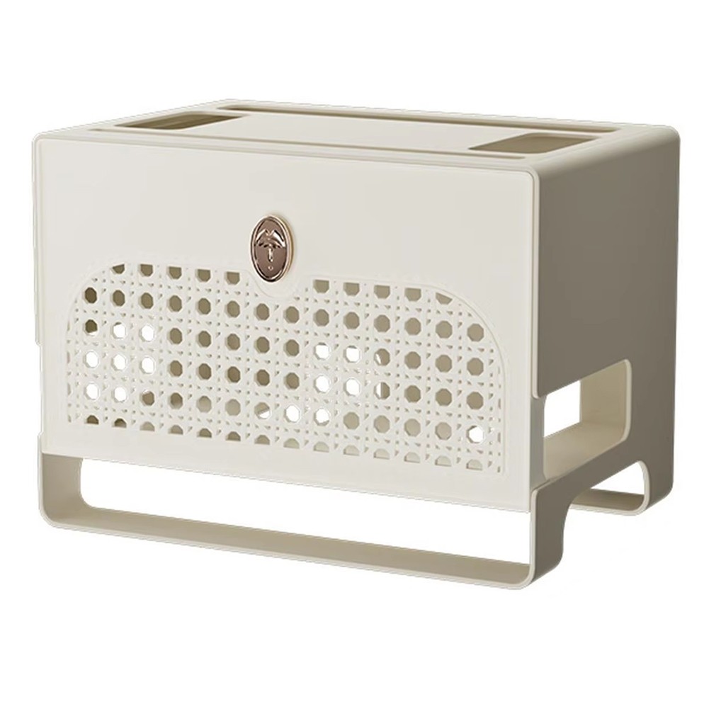 Cable Management Box for Outlets, Router, Wires, USB Hub - Hollow Panel 7899