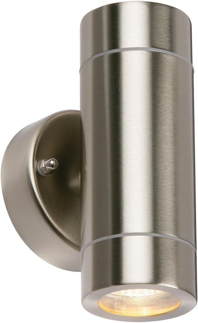 Palin Exterior Interior Stainless Steel Light Outdoor Garden Up/Down Wall Light