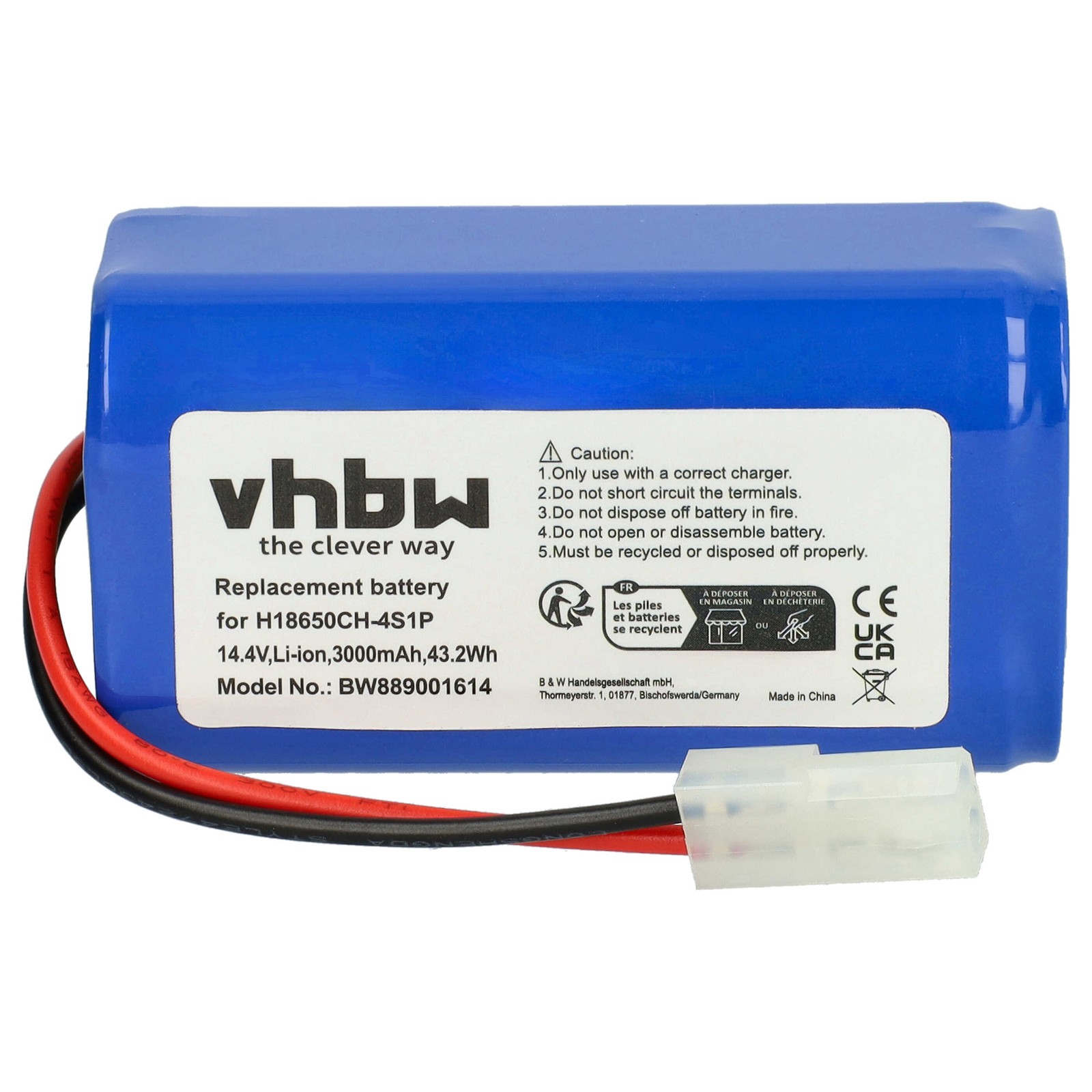 Battery for Flyco FC9601 FC9602 3000mAh 14.4V