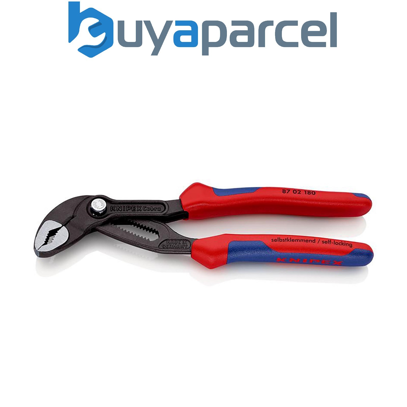 Draper 38381 KNIPEX 87 02 180 SB Cobra High-Tech Water Pump Pliers, 180mm