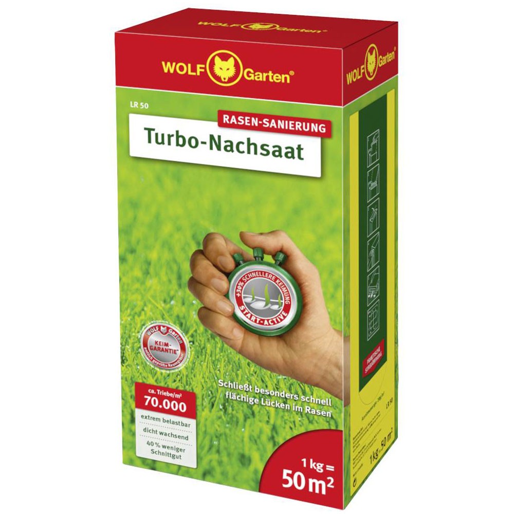 WOLF-Garten Lawn Seed LR50 1kg for 50m² Box