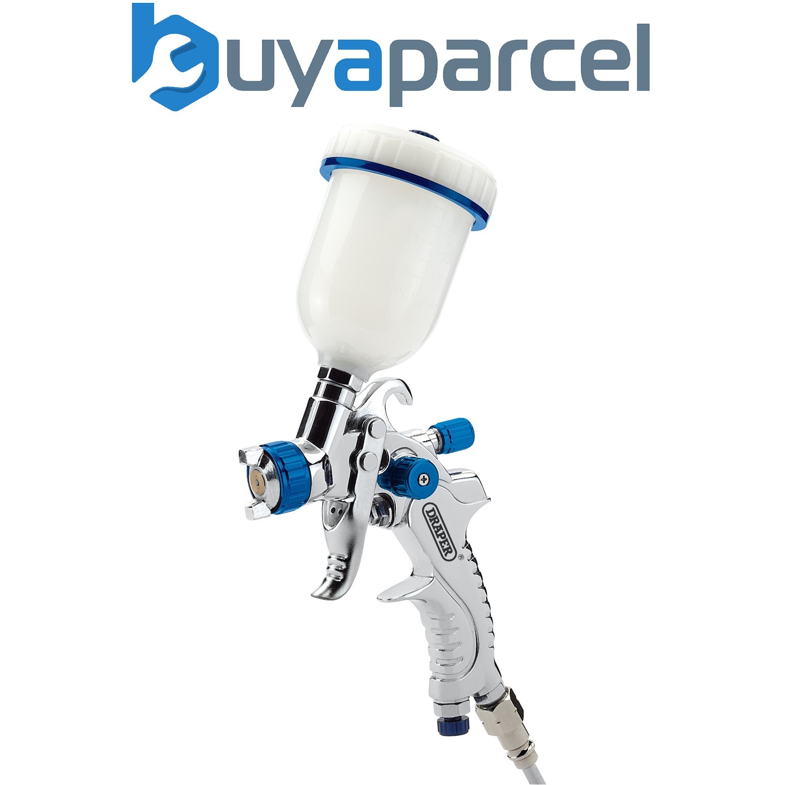 Draper 09708 Gravity Feed HVLP Air Spray Gun, 100ml
