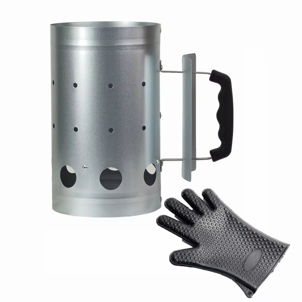 Charcoal Coal Light Bucket Ignition Charcoal Stove Barbecue  Chimney BBQ5239