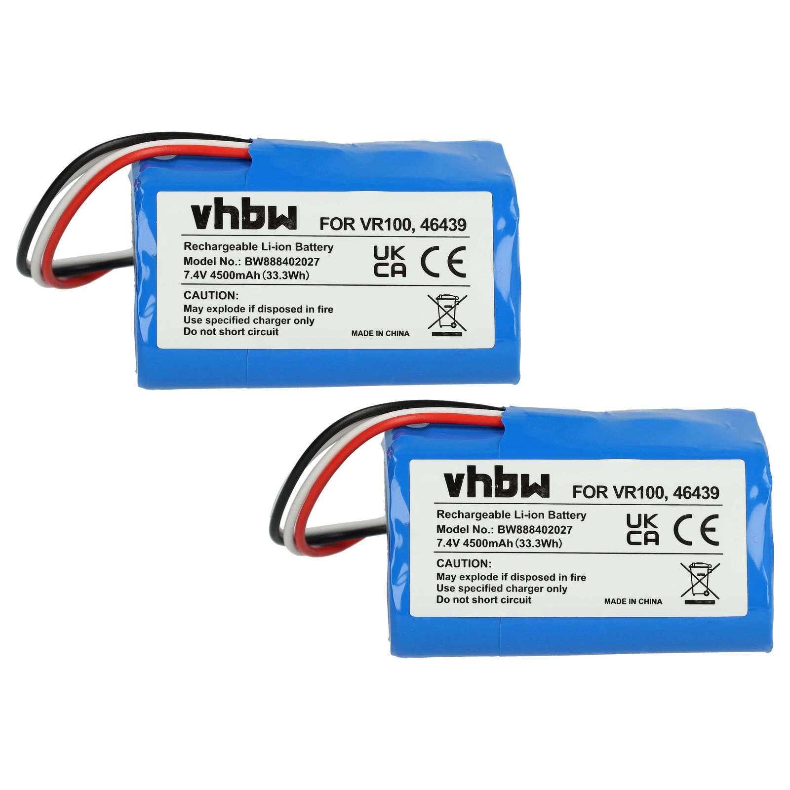 2x Battery for Vorwerk PN46439 SCM61932 46439 4500mAh 7.4V