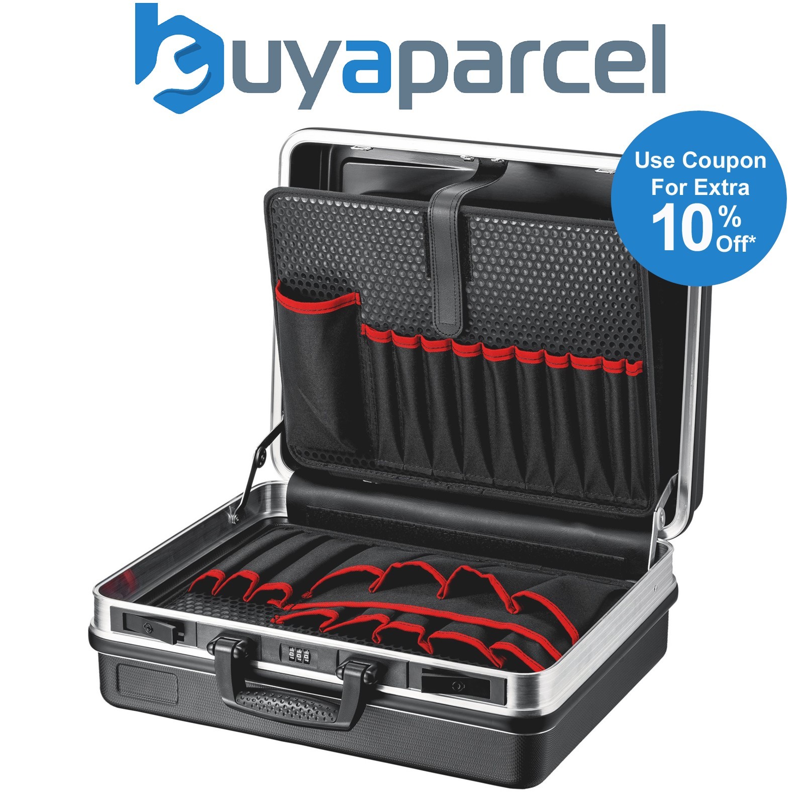 Draper 12088 KNIPEX 00 21 05 LE Tool Case "Basic" Empty, 410mm