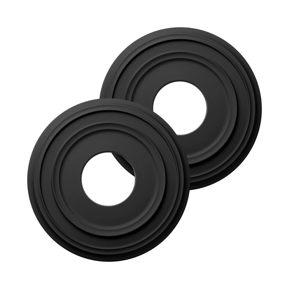 2pack PU Ceiling Medallions Ceiling Cover Plate Medallion for Light9449