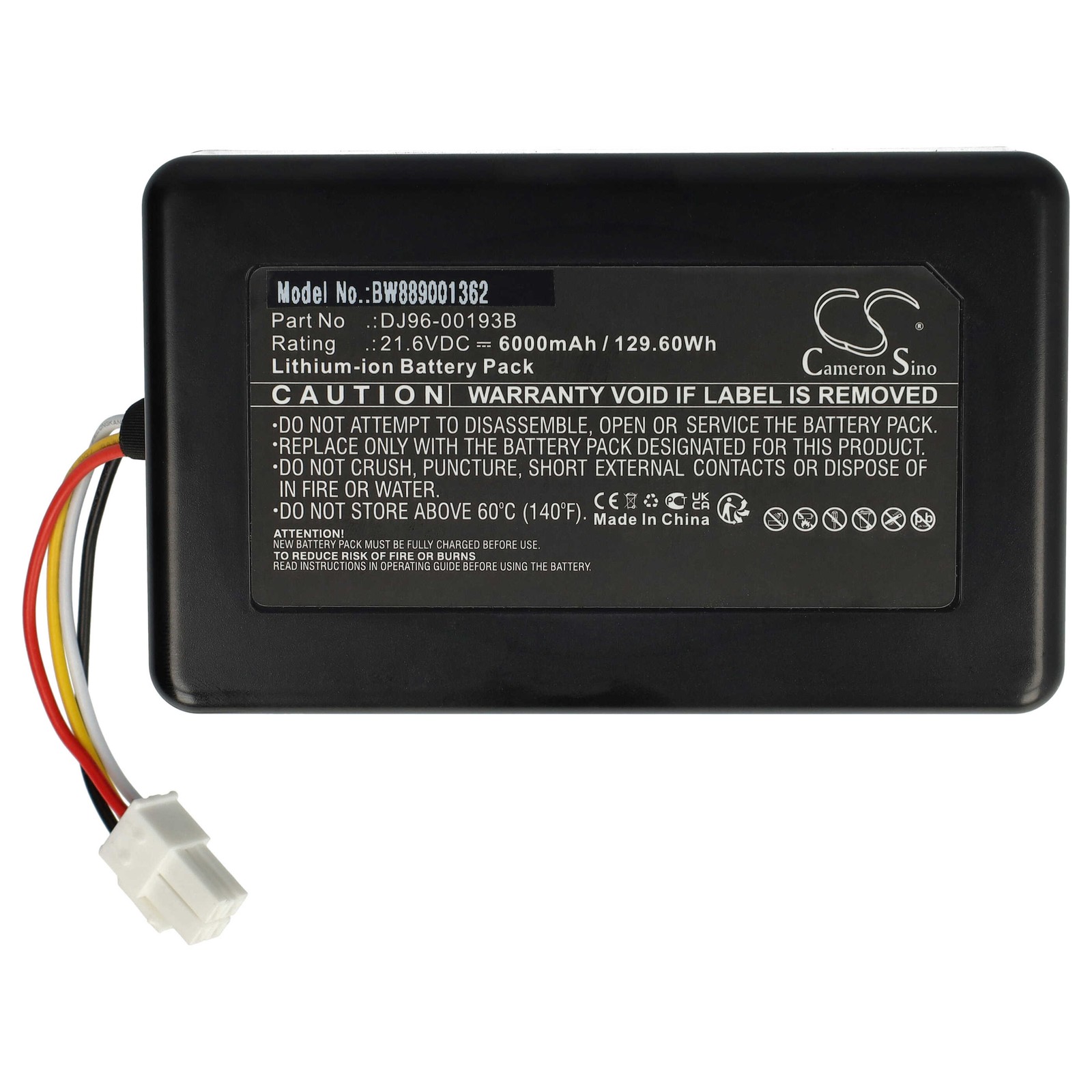 Battery for Samsung Powerbot R7040 R7090 R7070 SR20J9259U R7065 6000mAh 21.6V