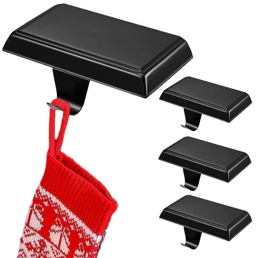 Multi-Purpose Hooks Fireplace Gifts Stocking Hangers Metal Table Storage1897