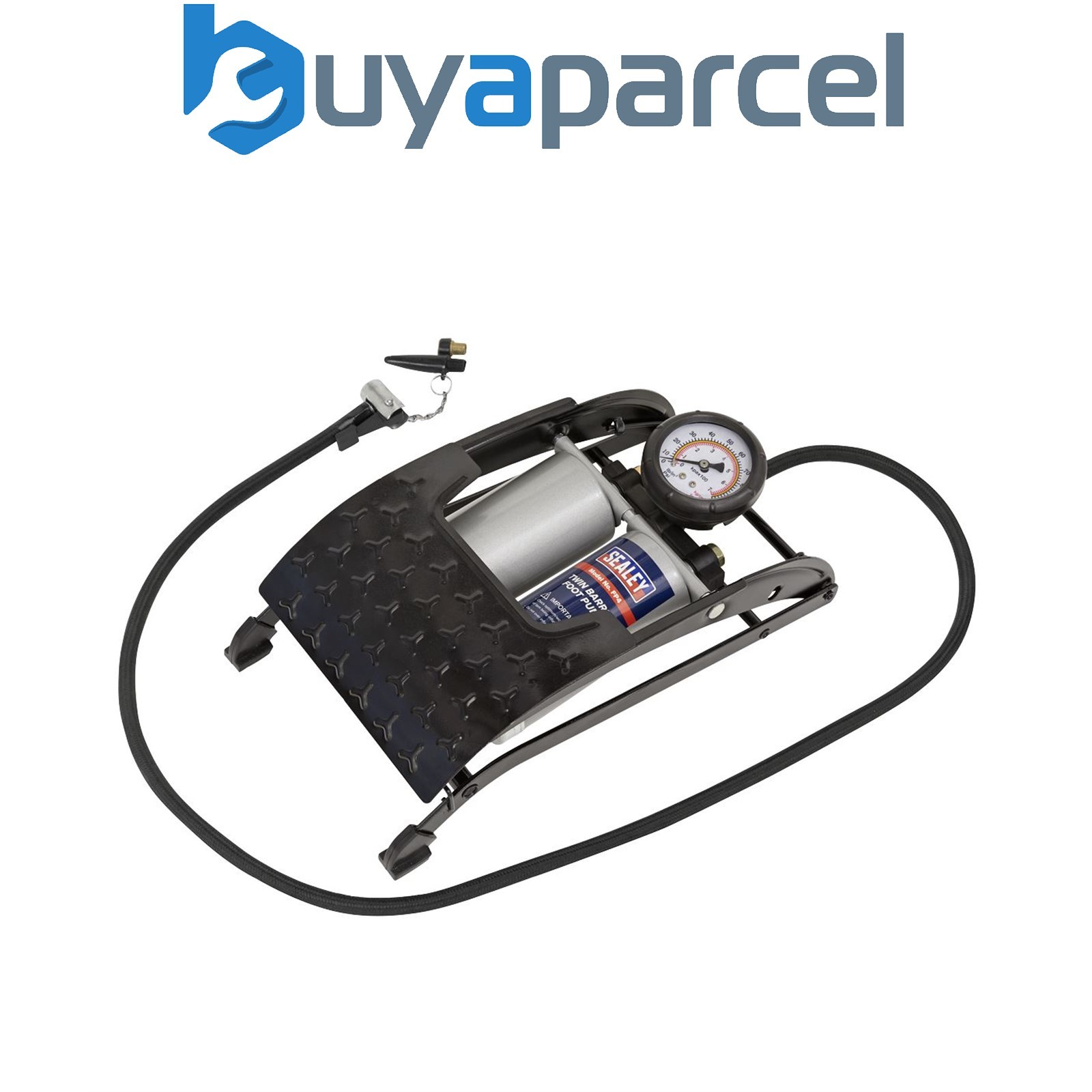 Sealey FP4 Twin Barrel Foot Pump