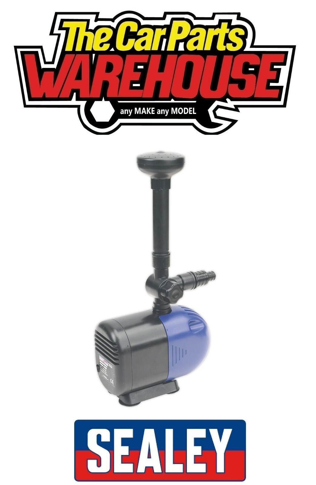 Sealey WPP3500 Submersible Pond Pump 3500ltr/hr 230V