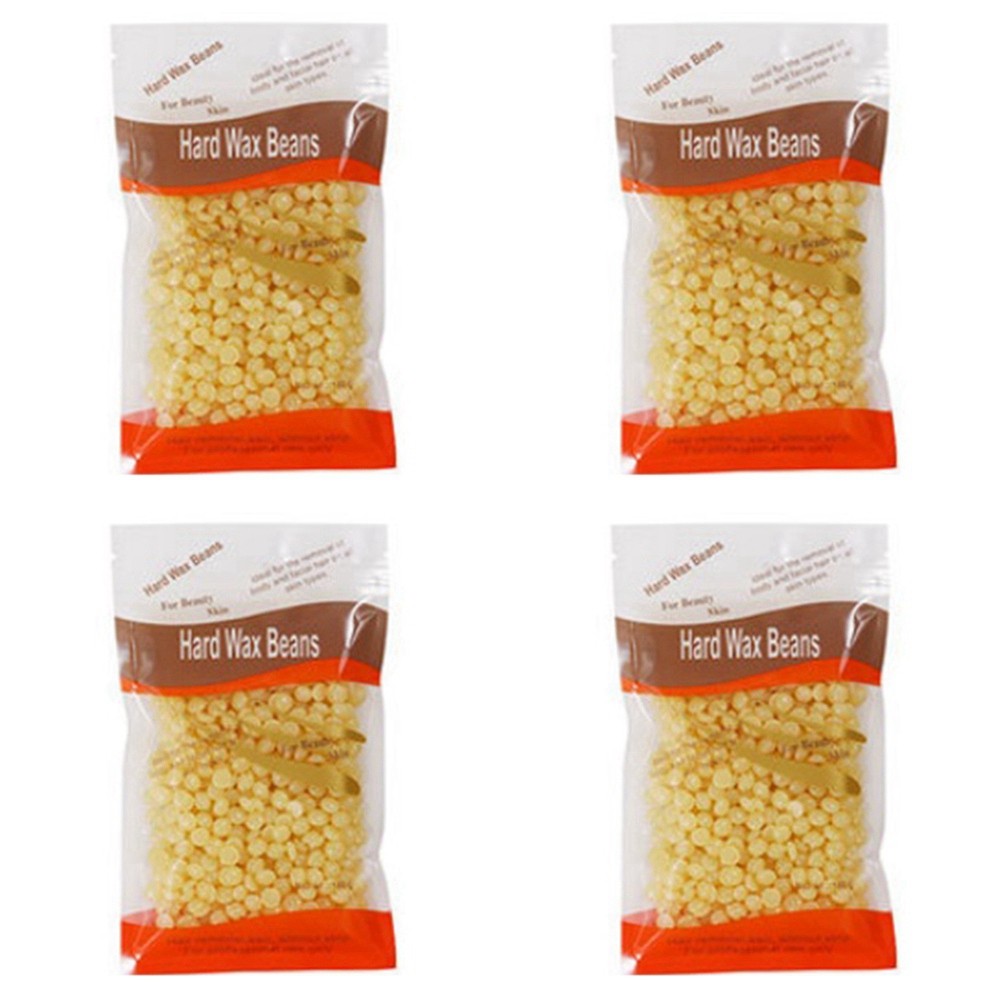 3X(Waxing Wax Beans for Hair Removal Full Body Hot Film Hard Depilatory Wax4690