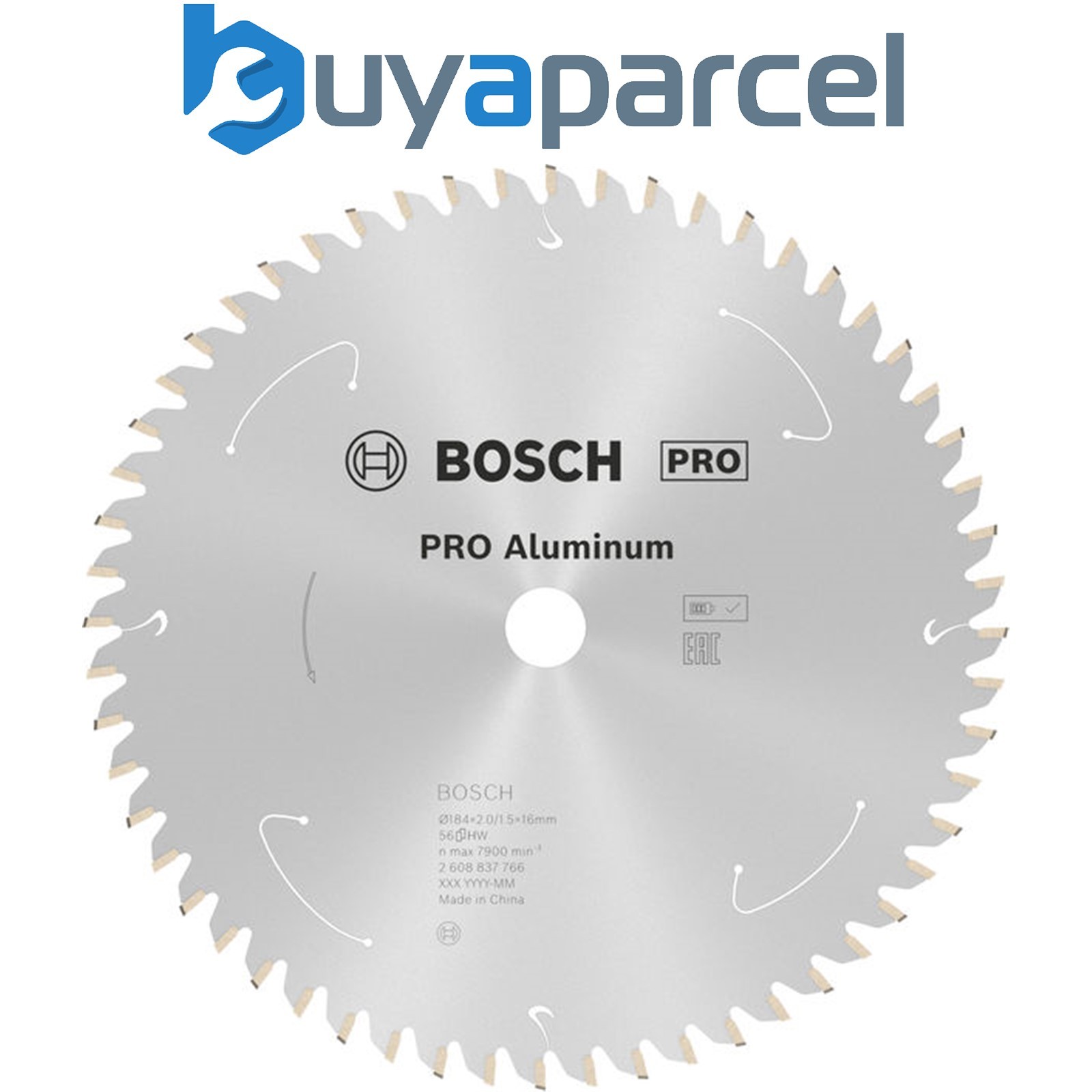 Bosch PRO Aluminium cordless Circular Saw Blade 184 x 2 x 16 mm 2608837766