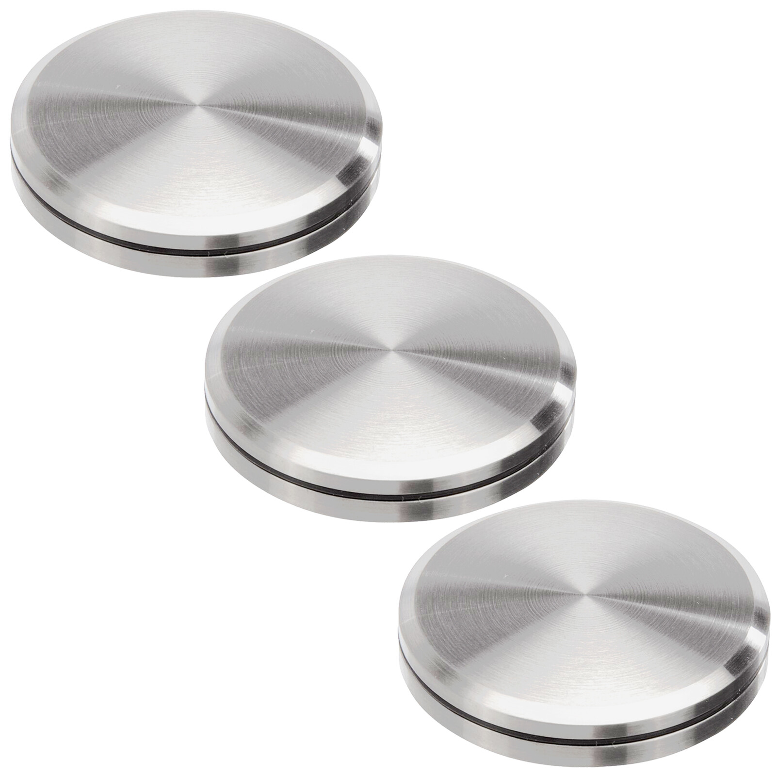 Silver Point & Twist Control Knob Dial Switch for GAGGENAU Ceramic Hob x 3