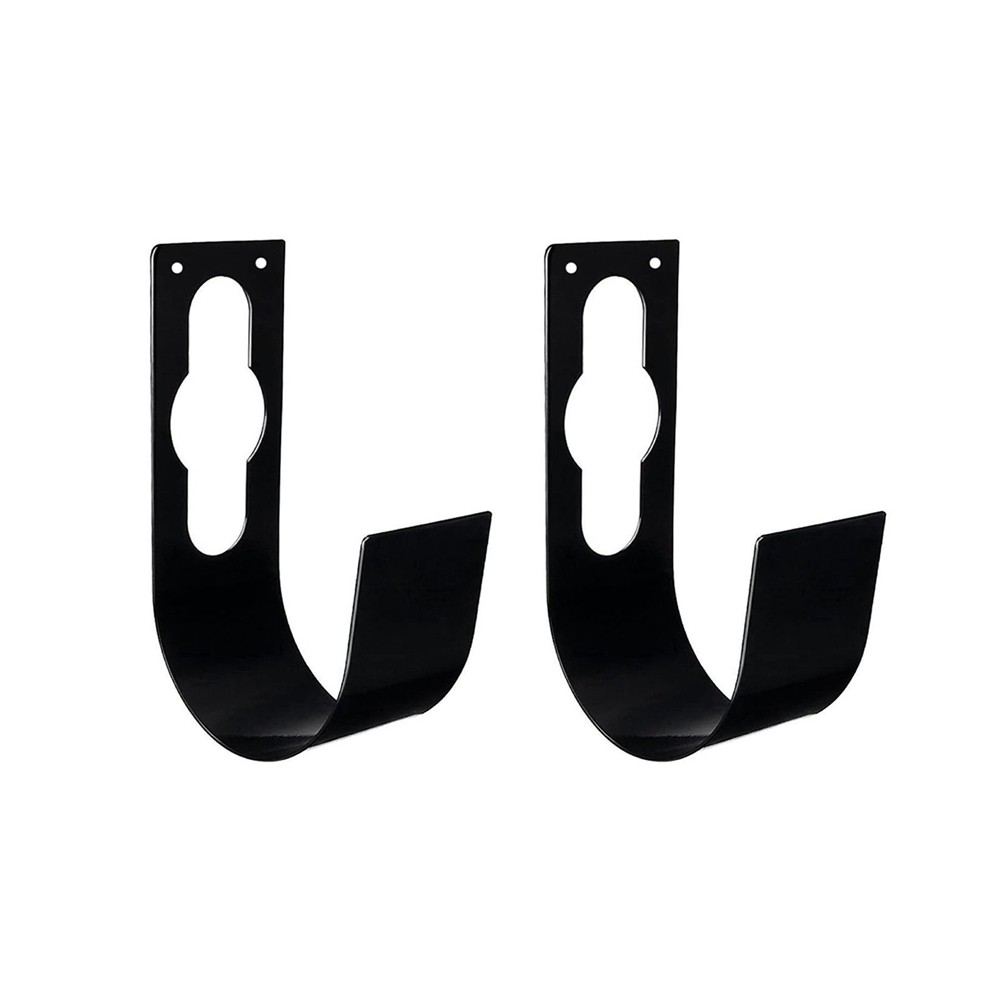 2pcs Hole Hook Garden Hose Holder Storage Bracket H7Q97605