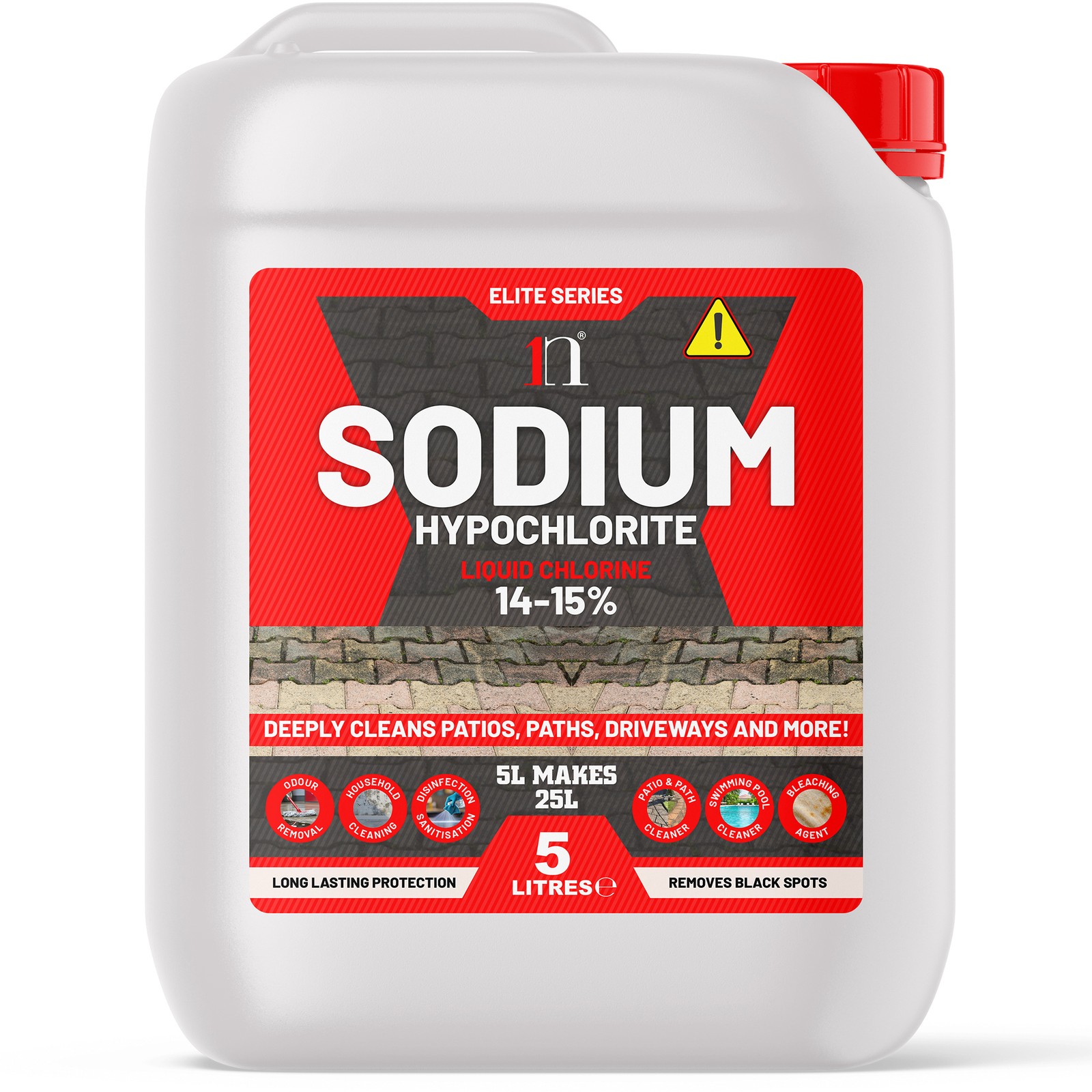 Patio Path Cleaner Concentrate 10L Heavy Duty Mould Algae Lichen Remover 1ne