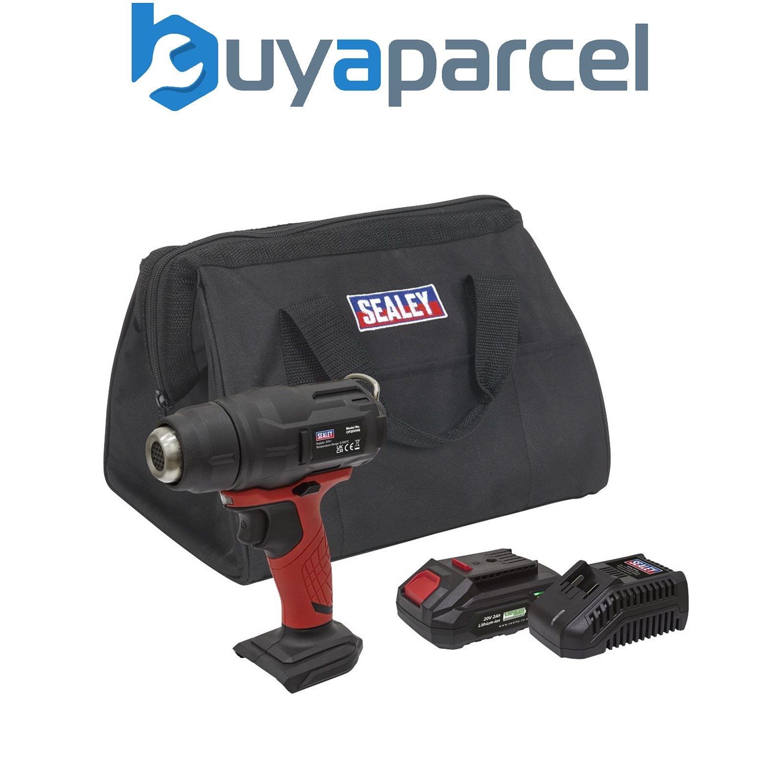 Sealey CP20VHGKIT SV20 Series Cordless Heat Gun Kit 20V 2Ah